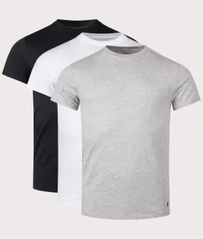 3 Pack Slim Crewneck Loungewear T-Shirt