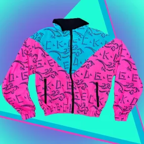 80s/90s "Color Block" Windbreaker!