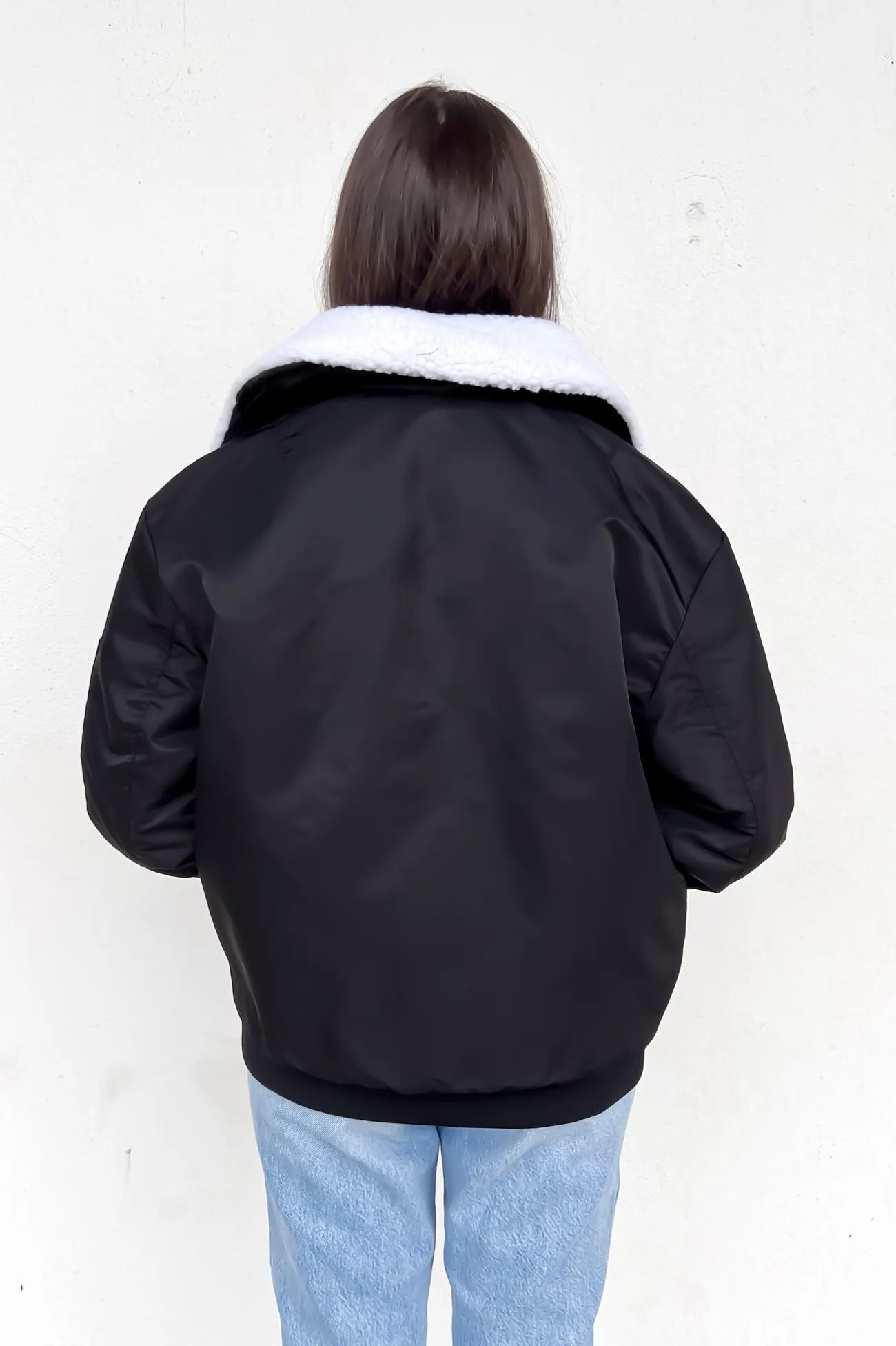 Angelina Bomber Jacket Black