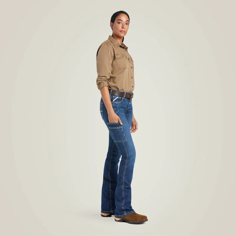 Ariat Women's Rebar Work Flex Riveter Bootcut Jean