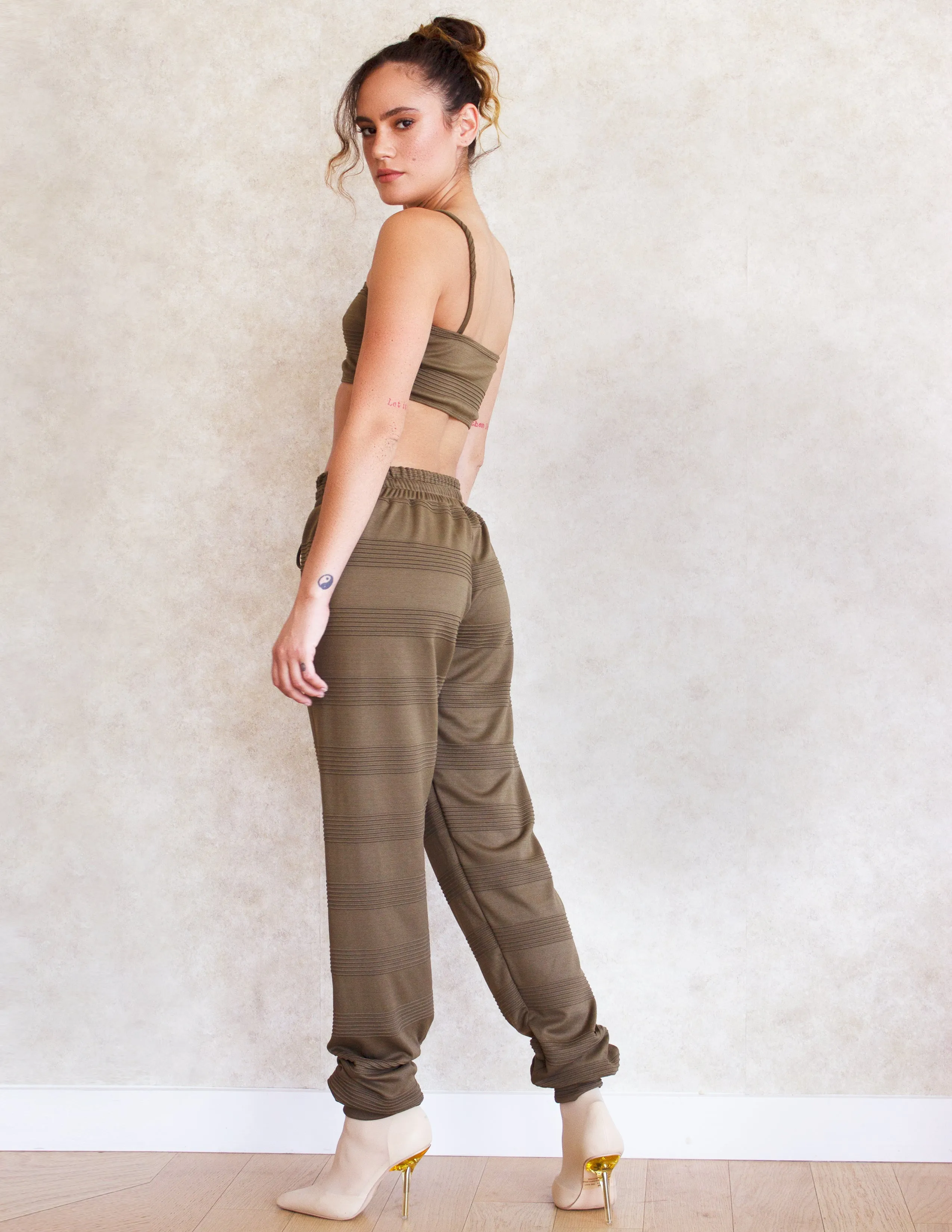 AZALEA JOGGER SET- OLIVE