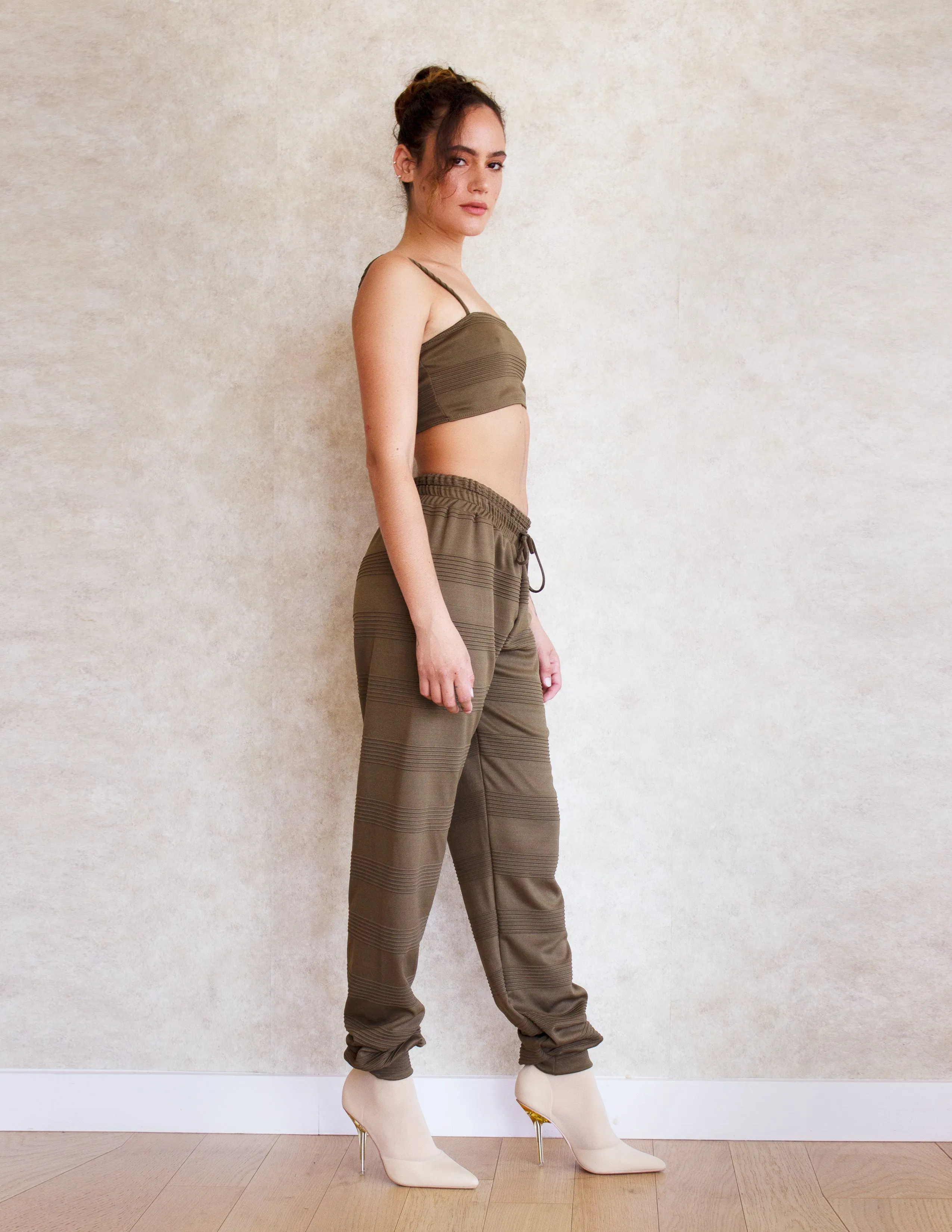 AZALEA JOGGER SET- OLIVE