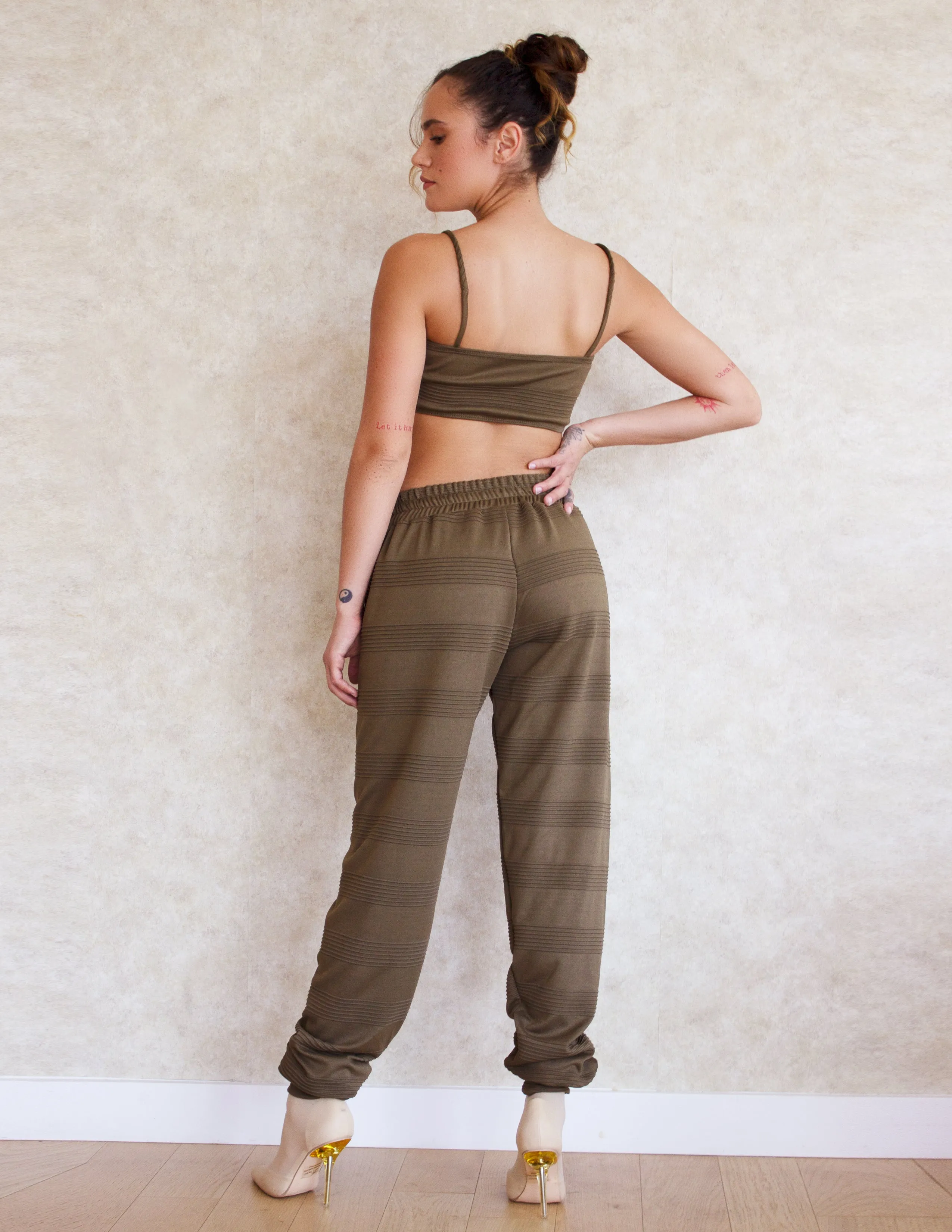 AZALEA JOGGER SET- OLIVE