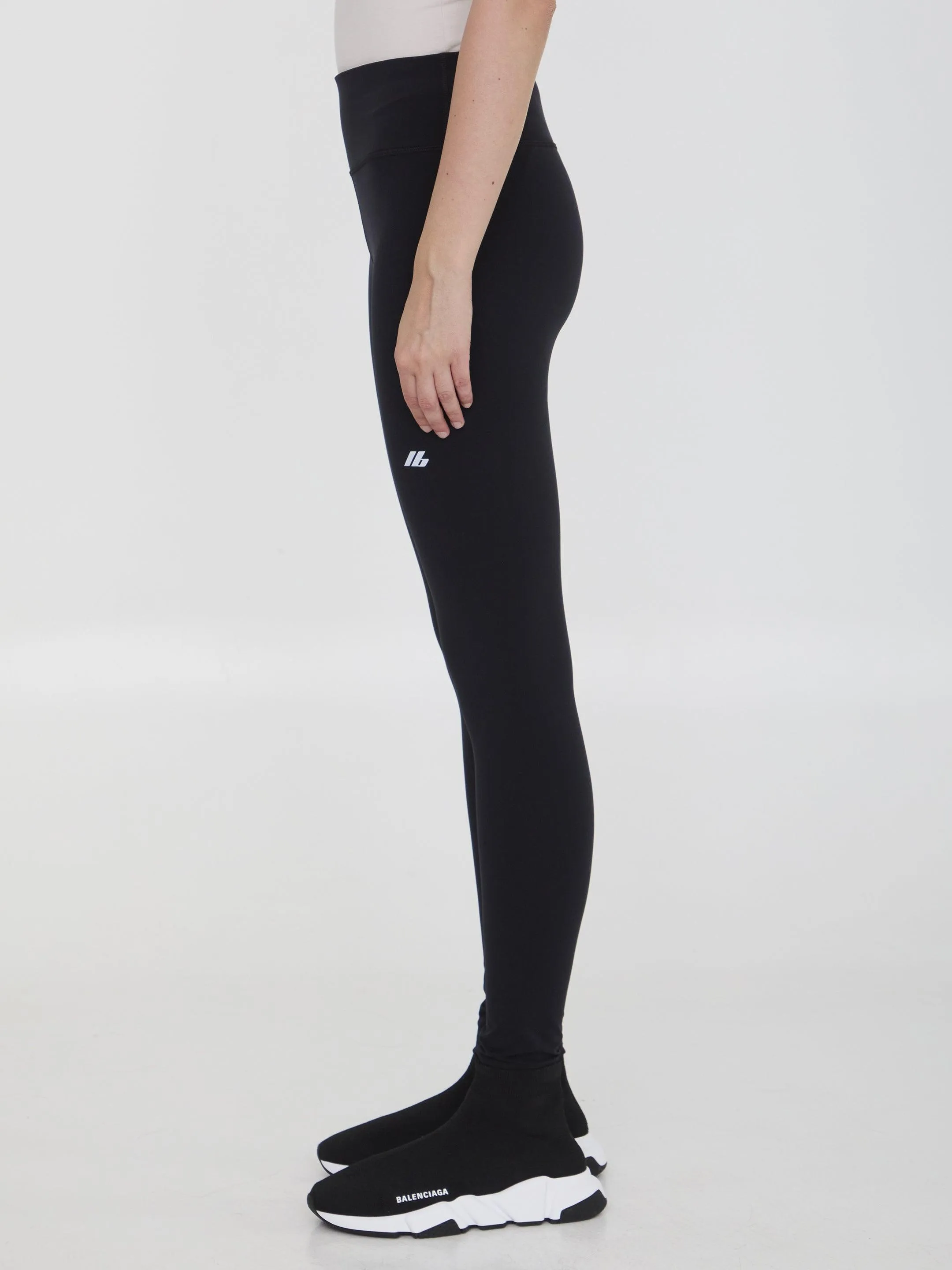 Balenciaga Activewear Leggings In Black