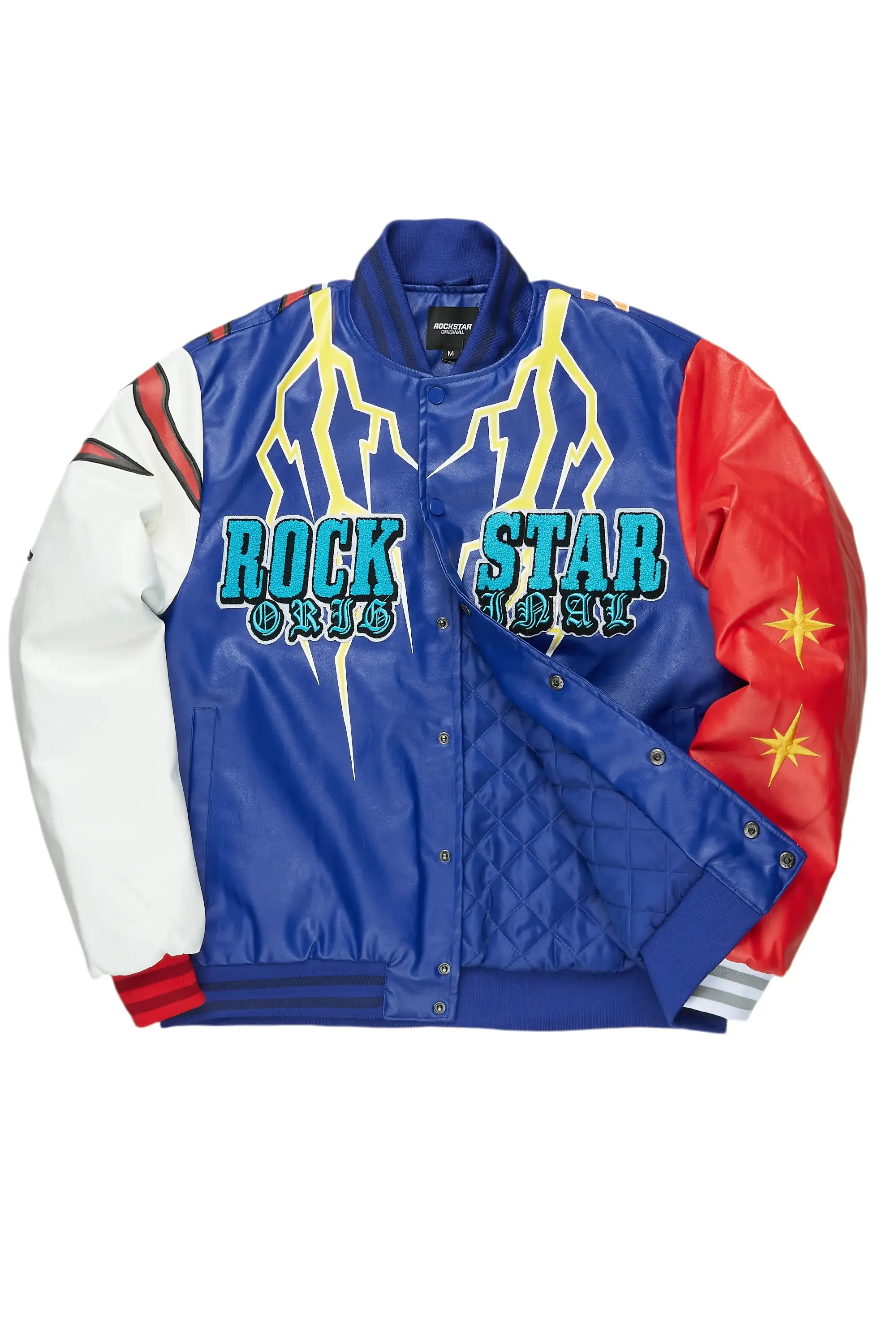 Berube Blue/Multi Varsity Jacket