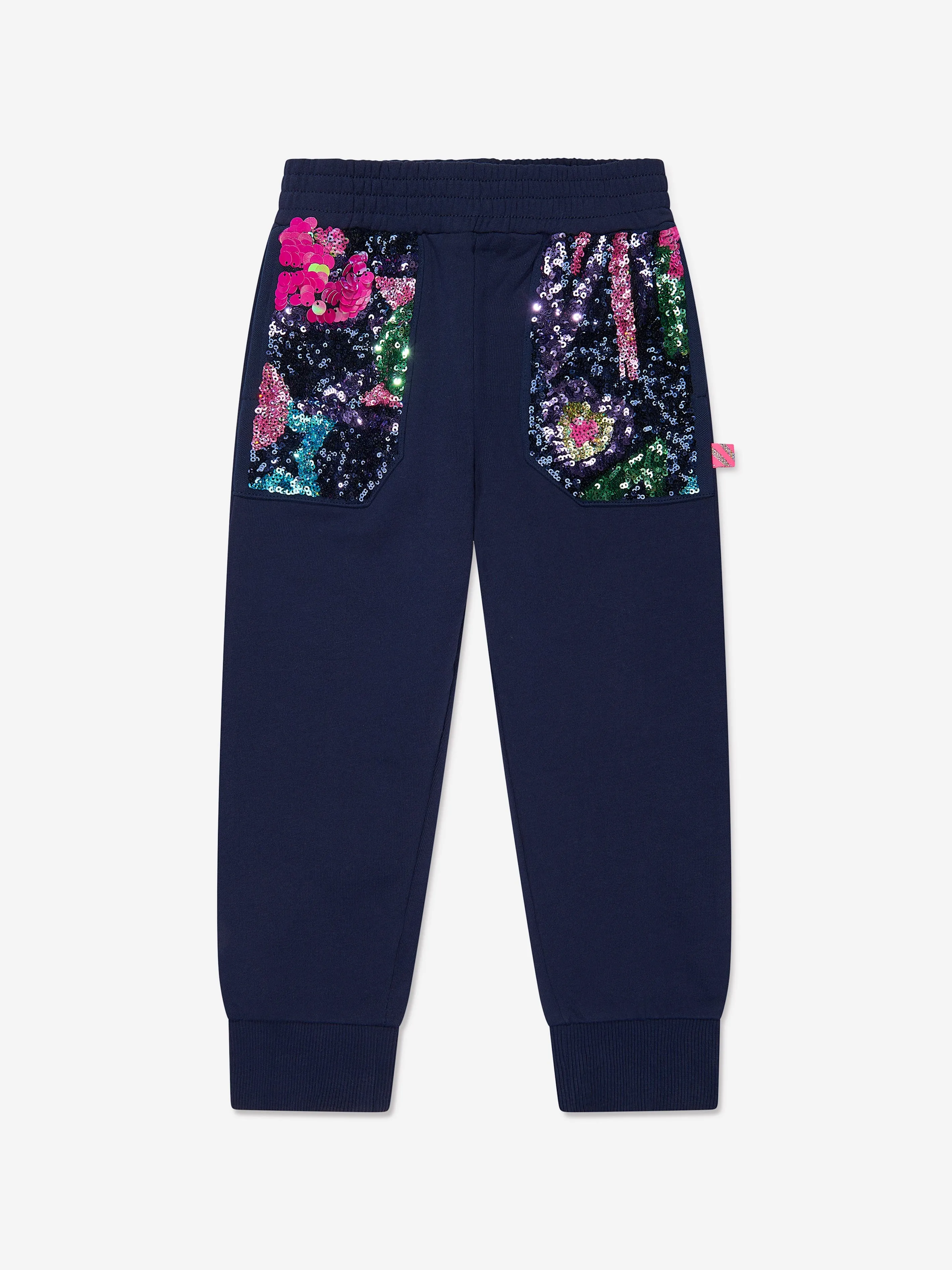 Billieblush Girls Sequin Tracksuit in Navy