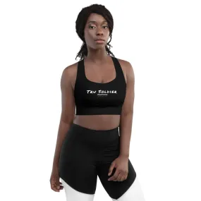 Black Longline sports bra