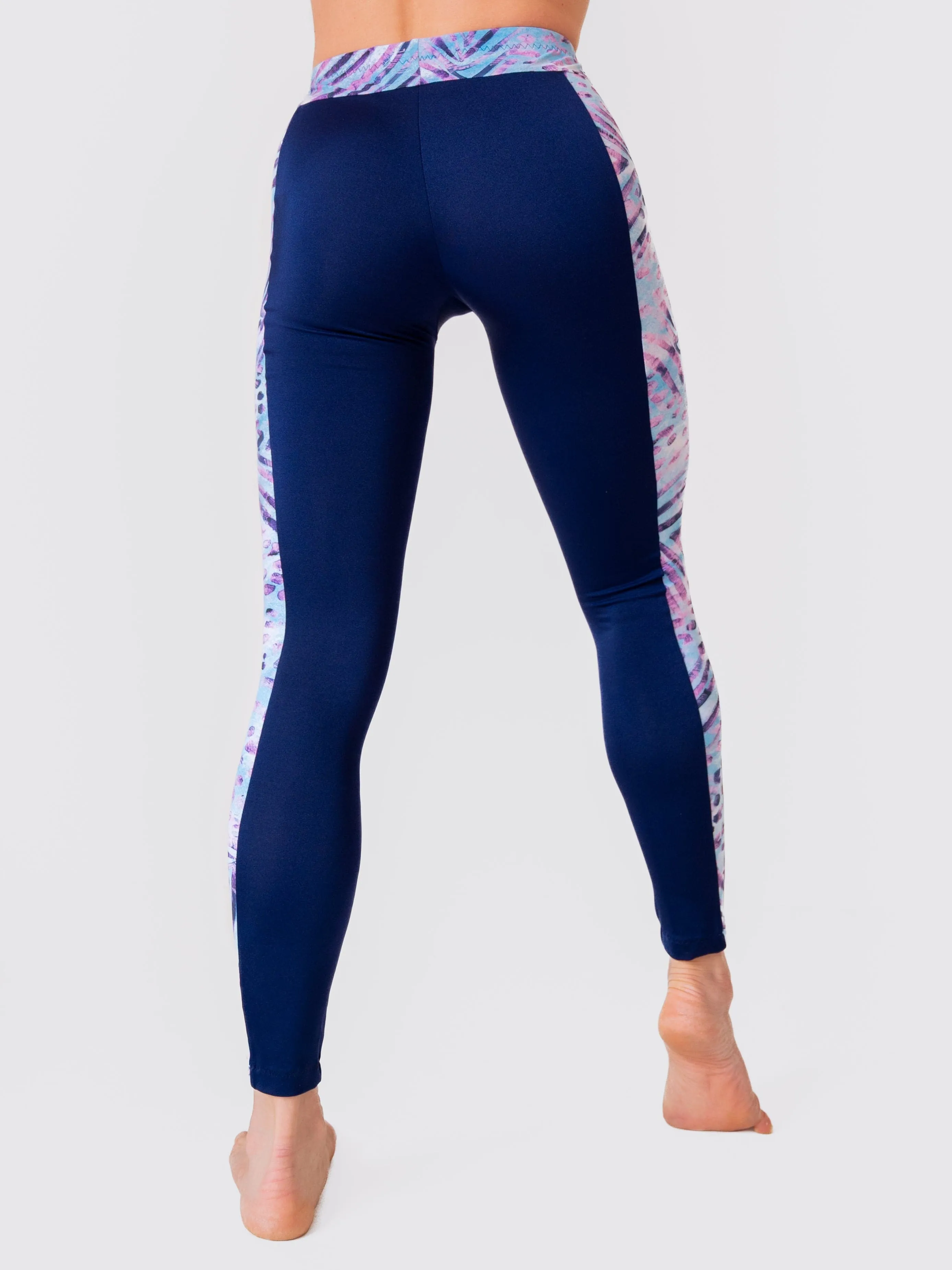 Blue 7/8 Leggings Partenope