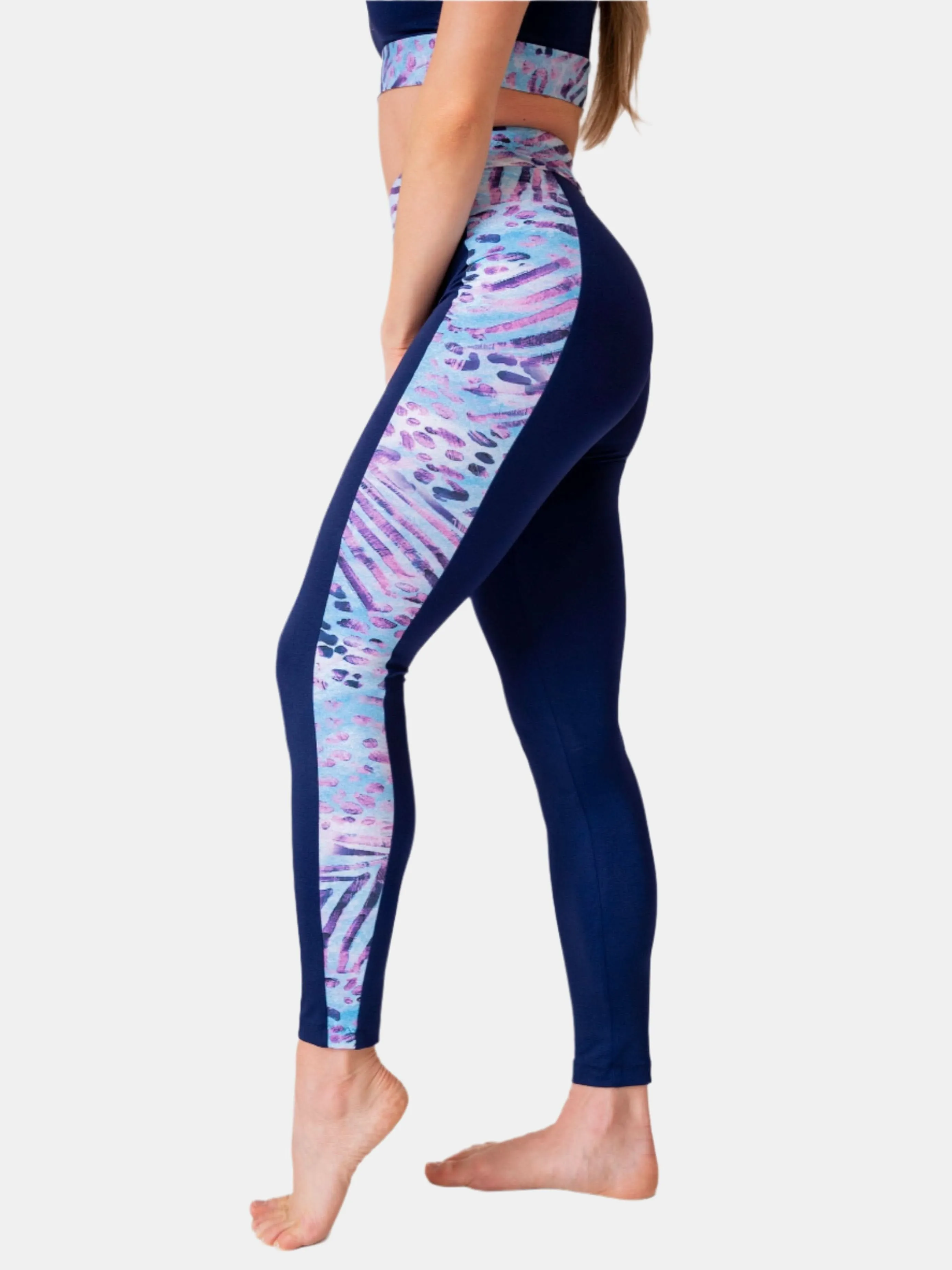 Blue 7/8 Leggings Partenope