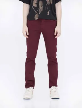 Burgundy Skinny Jeans by Neo Blue