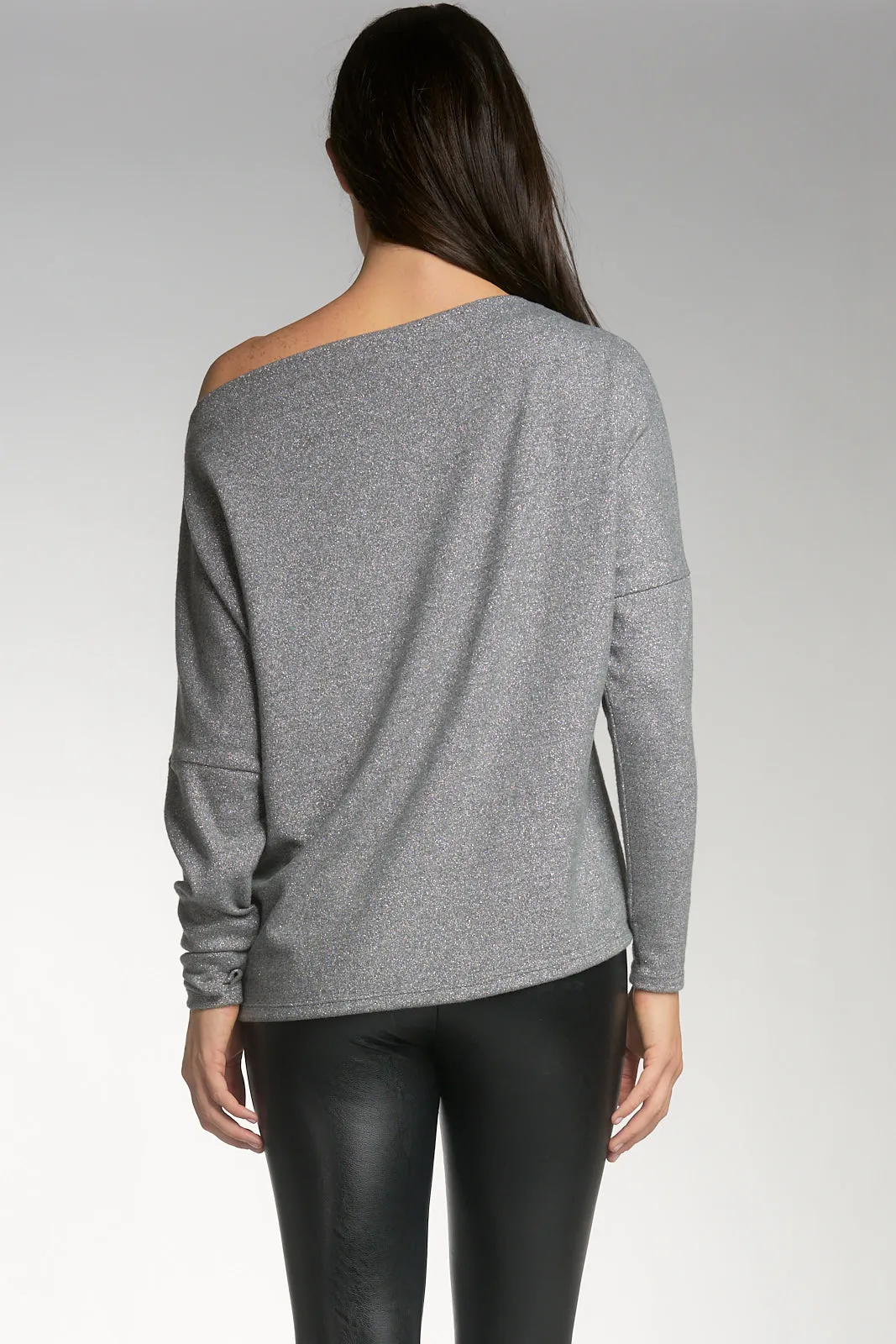 Charcoal Off Shoulder Melinda Top