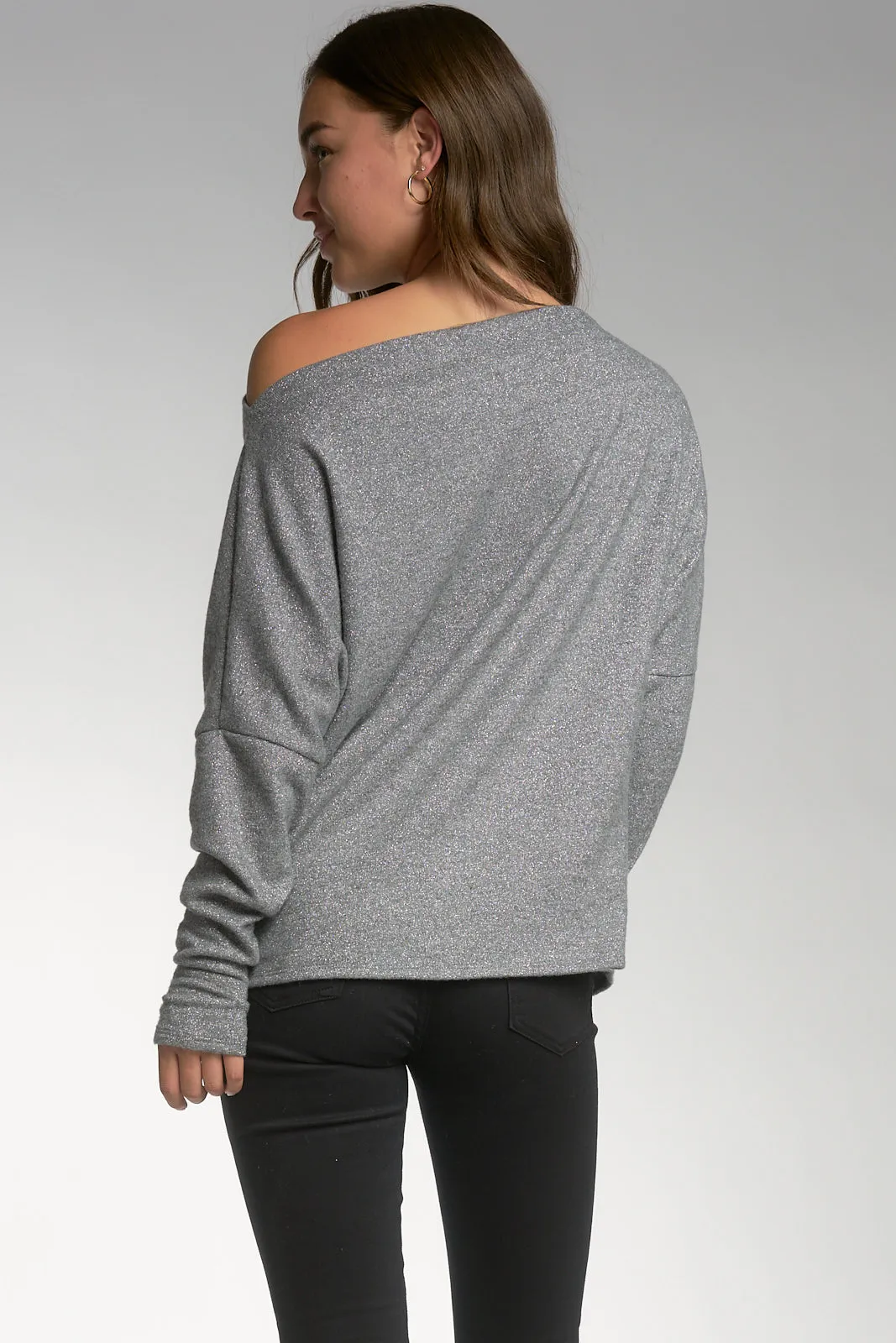 Charcoal Off Shoulder Melinda Top