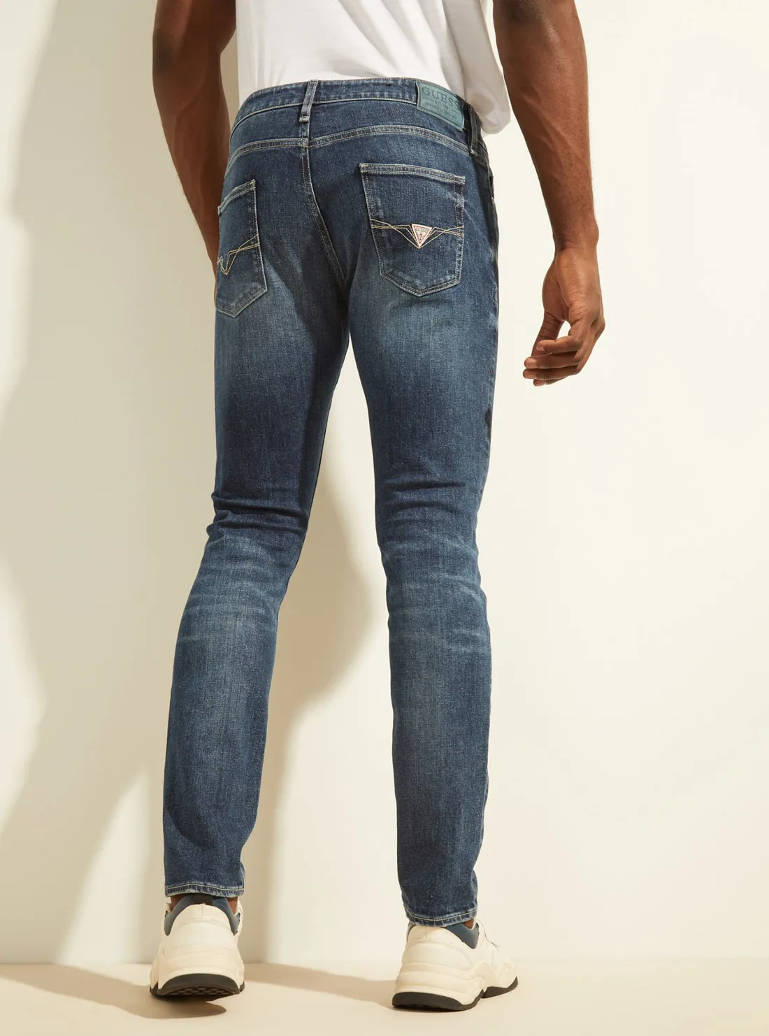 Eco Mid-Rise Skinny Chris Denim Jeans In Samurai Wash