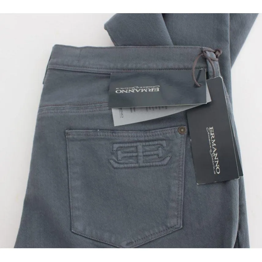 Ermanno Scervino Chic Slim Fit Bootcut Denim Indulgence