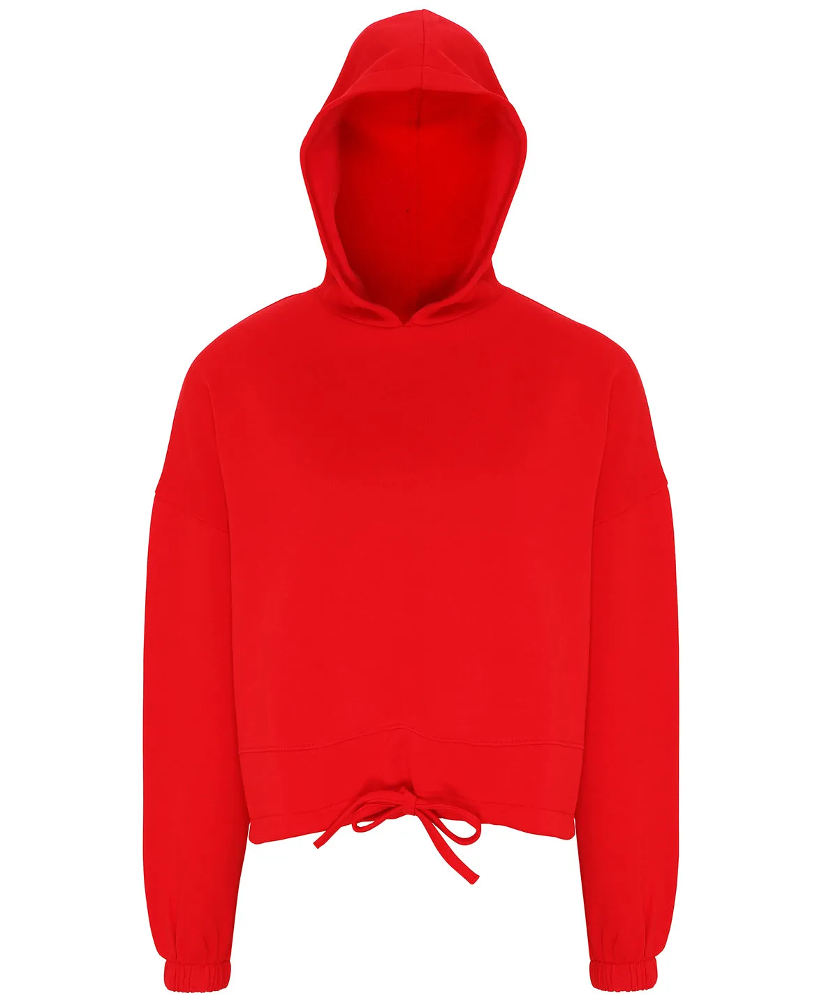 Fire Red - Women's TriDri® cropped oversize hoodie