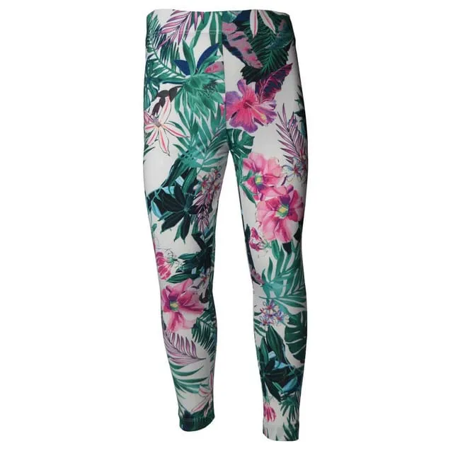 Girls Sports Leggings | Beautiful Floral Allover Print | Ankle-length | Activewear | Age 3 – 12 Years | Broggs®