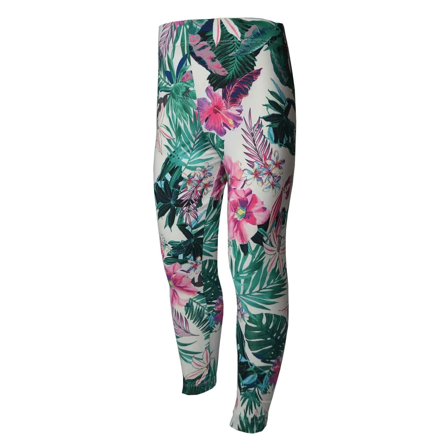 Girls Sports Leggings | Beautiful Floral Allover Print | Ankle-length | Activewear | Age 3 – 12 Years | Broggs®