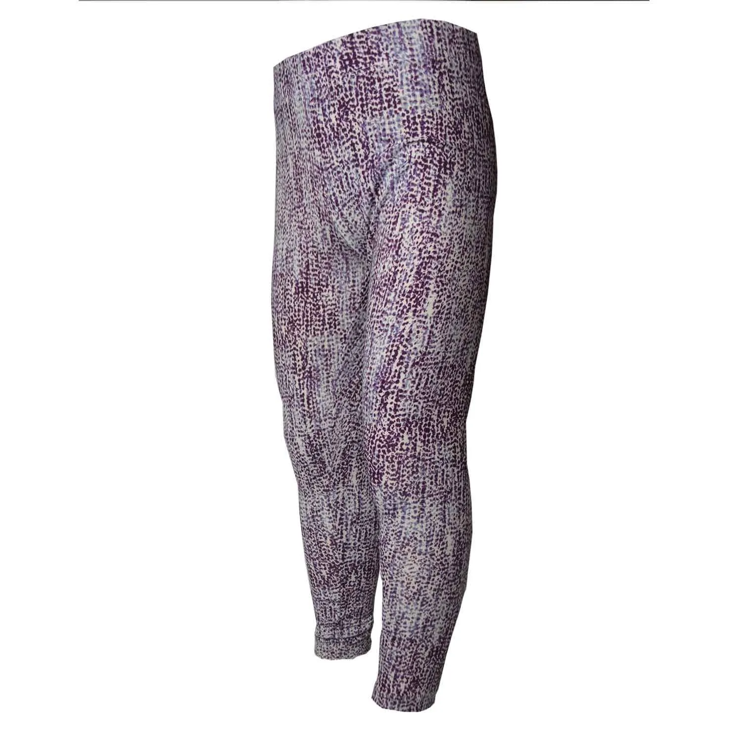 Girls Sports Leggings | Beautiful Lilac Snakeskin Print | Ankle-length | Activewear | Age 3 – 12 Years | Broggs®