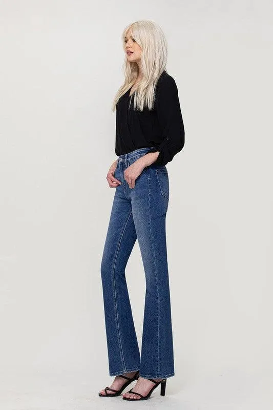 High Rise Stretch Slim Bootcut