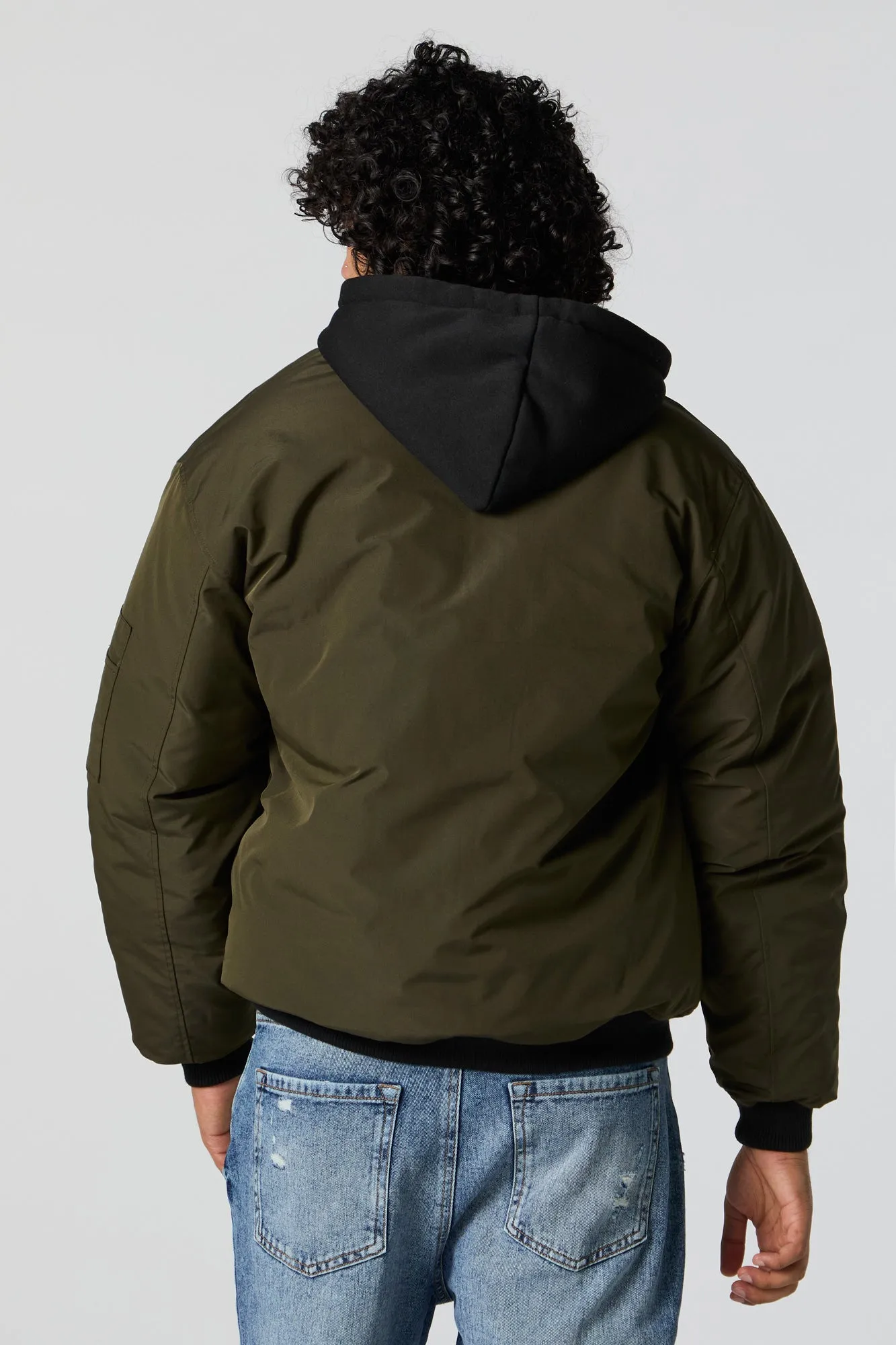 Hooded Bomber Jacket