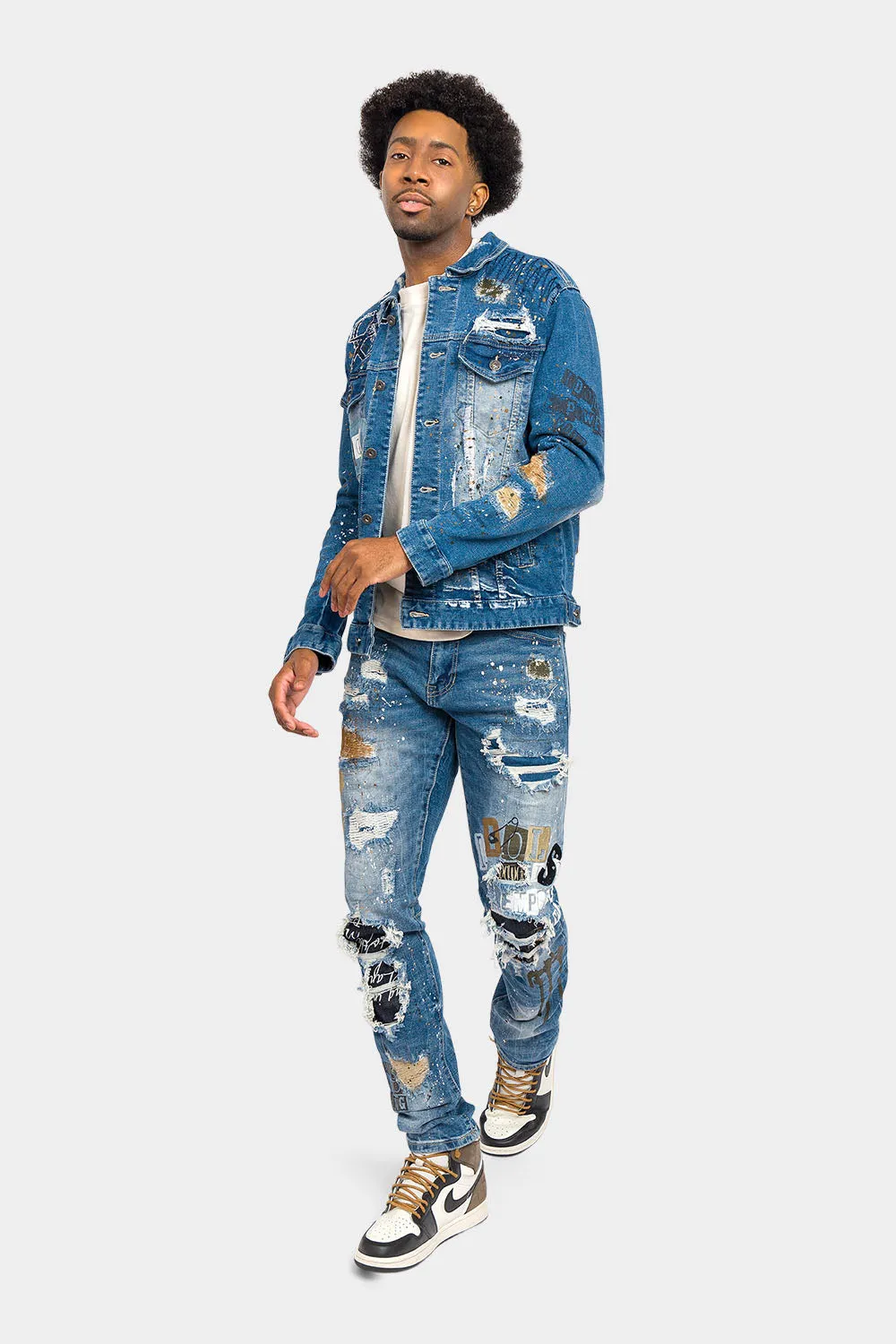 Idols Punk Denim Jacket