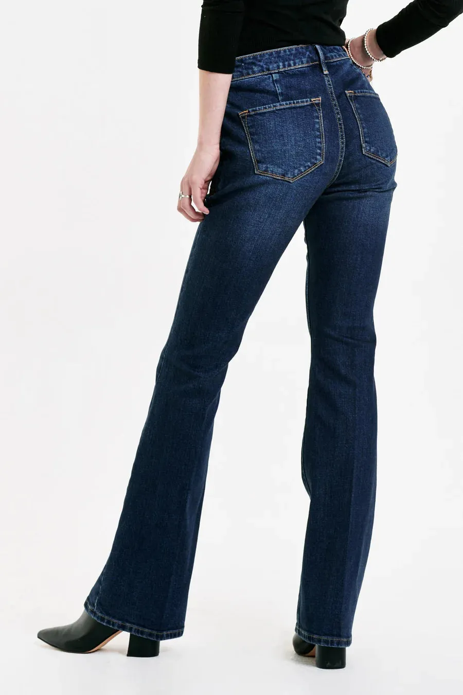 JAXTYN HIGH RISE BOOTCUT JEANS GRAYBAY