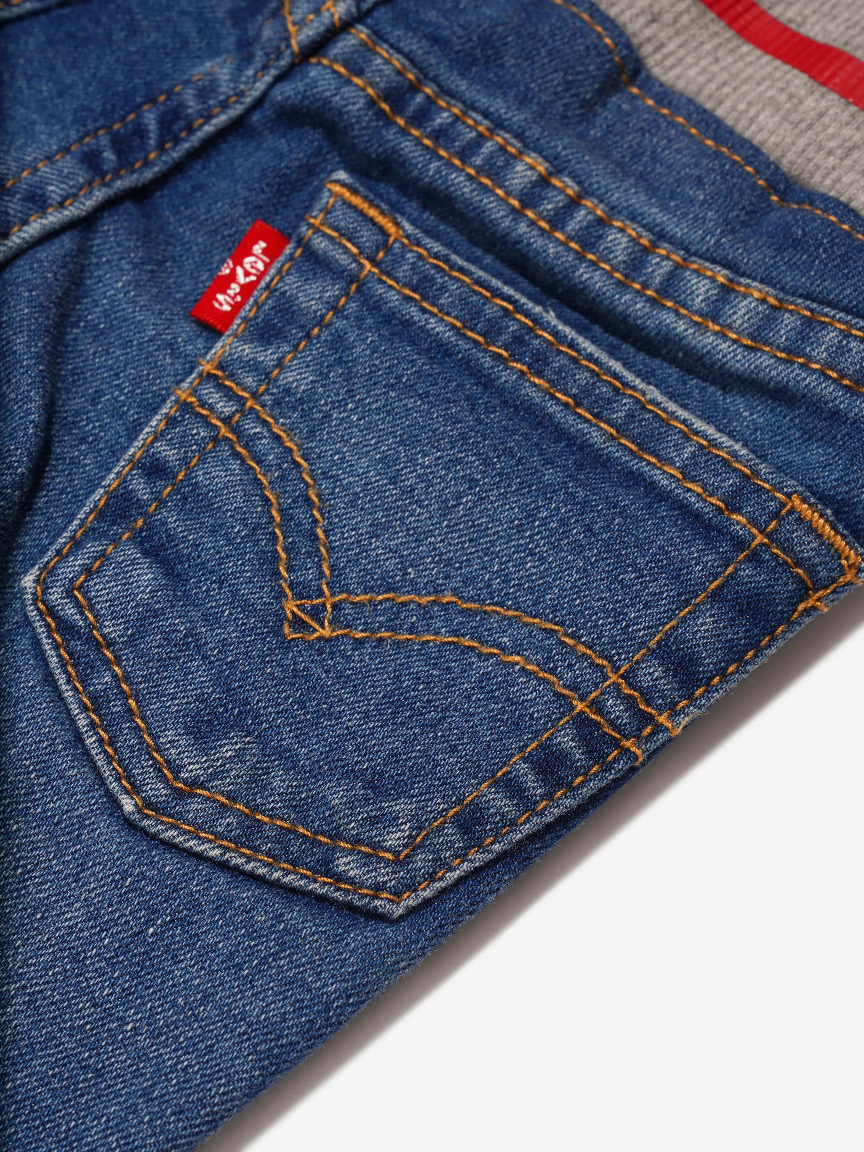 Levi's Wear Baby Boys The Warm Pull On Skinny Jeans