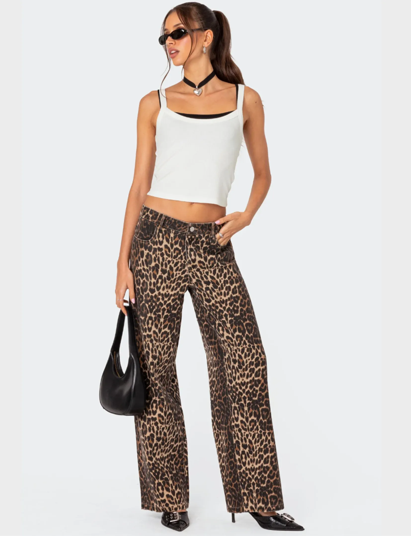 Low Rise Denim, Leopard