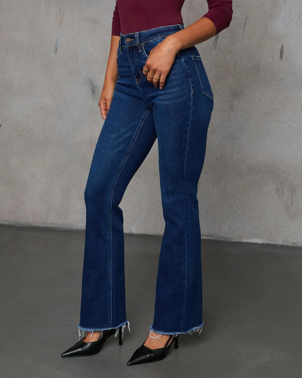 Midnight Voyage High Rise Bootcut Jeans