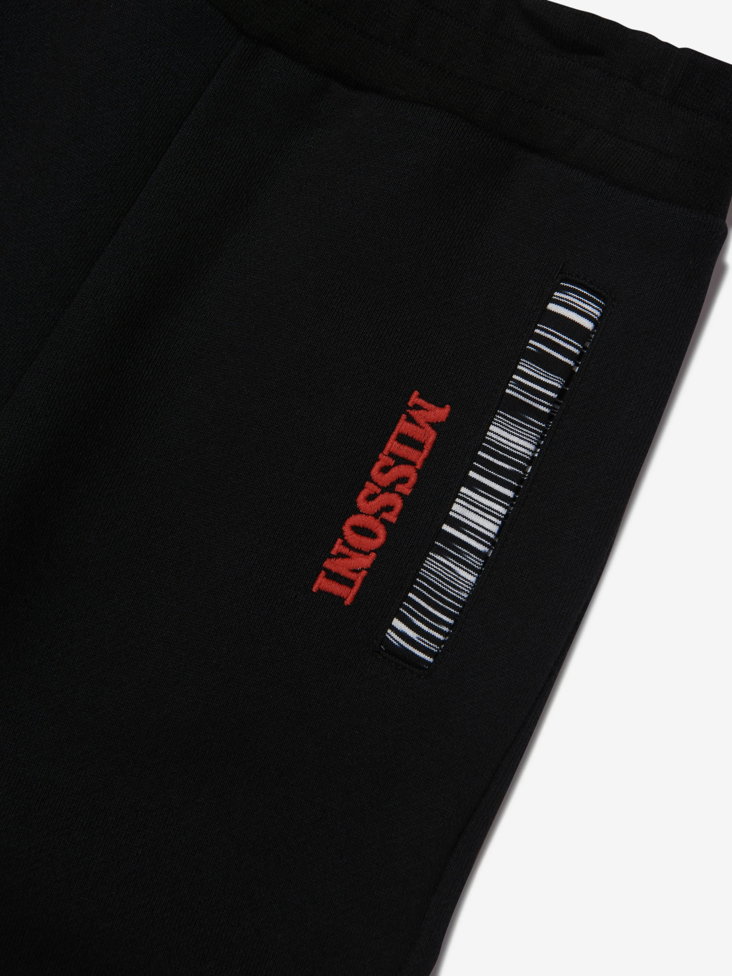 Missoni Boys Logo Joggers in Black