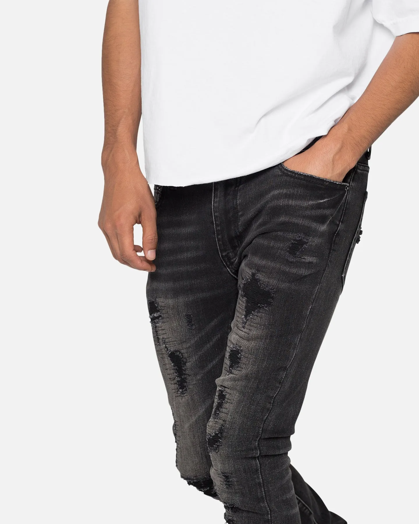 MNML X565 Skinny Denim Jeans Black