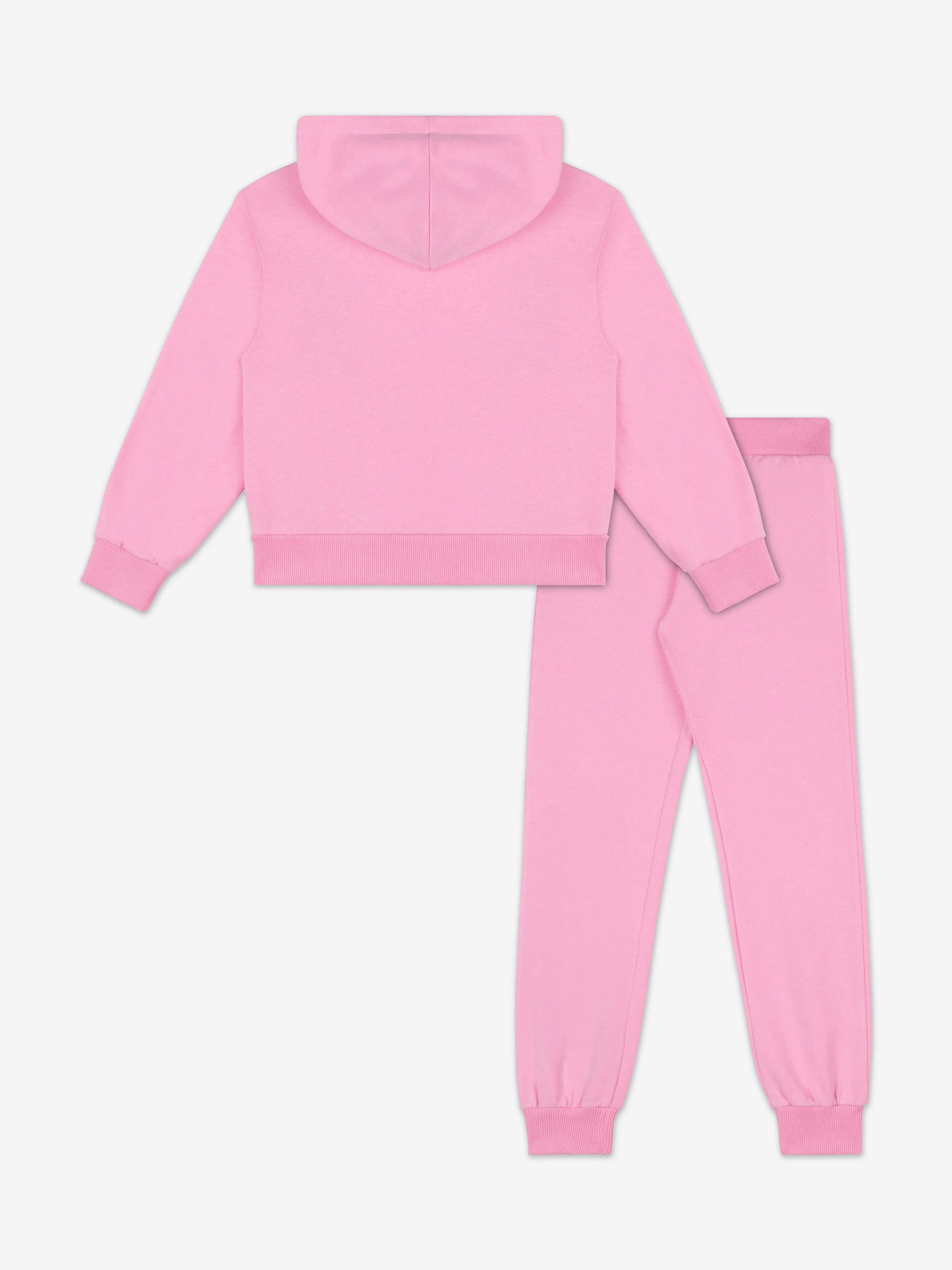 Moschino Girls Teddy Bear Logo Tracksuit in Pink