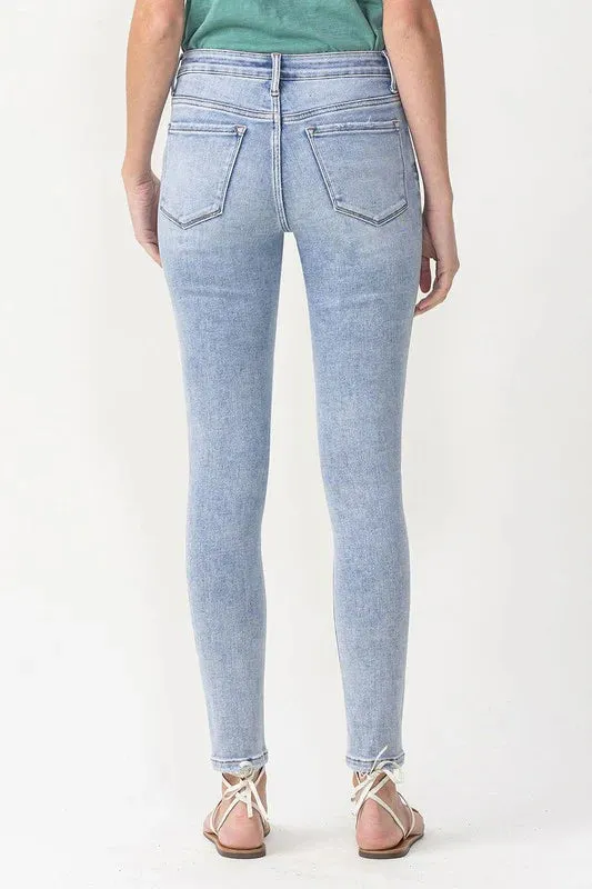 Natasha Mid Rise Ankle Skinny Jean