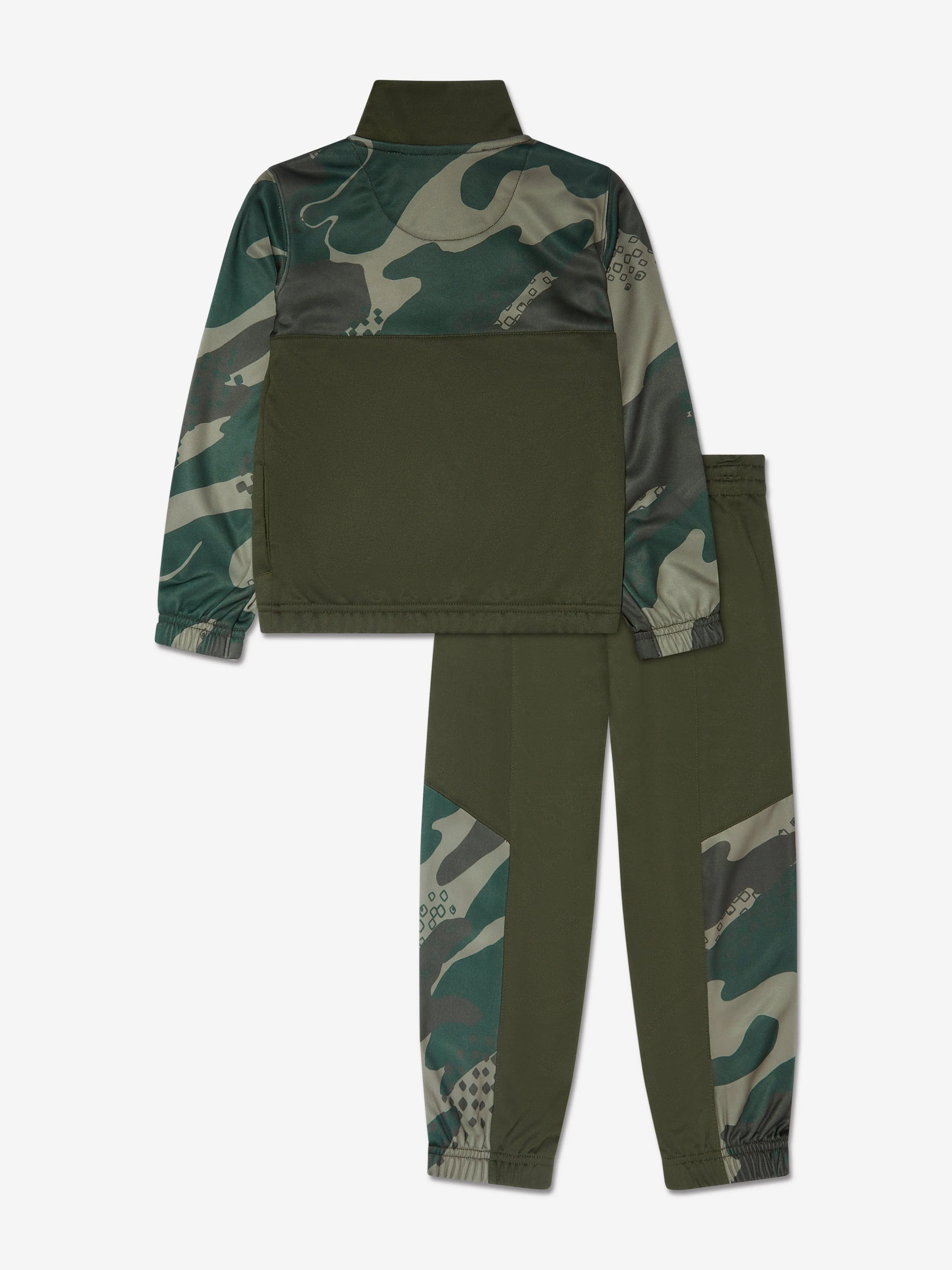 Nike Boys NSW Club Camo Tracksuit in Green