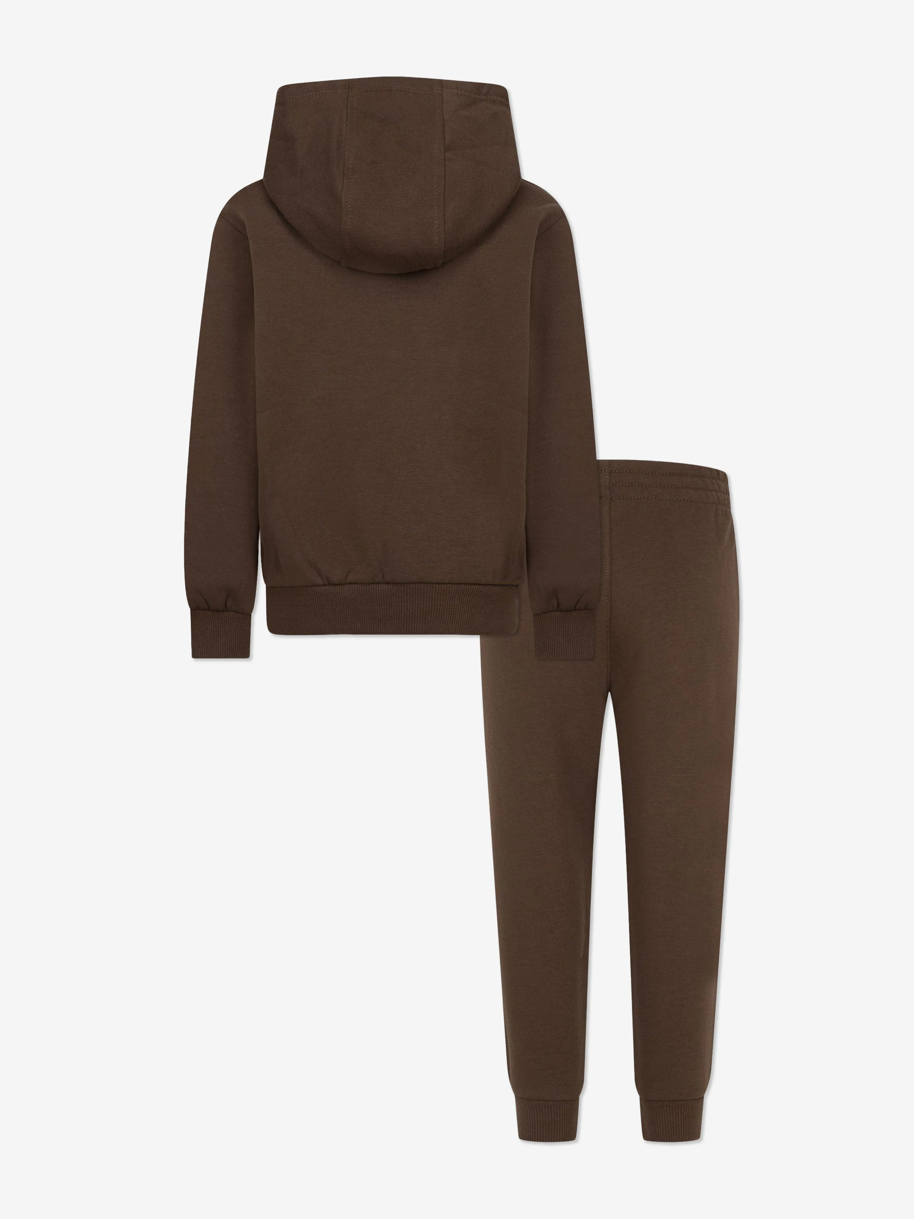 Nike Boys NSW Futura Wrap PO Tracksuit in Brown