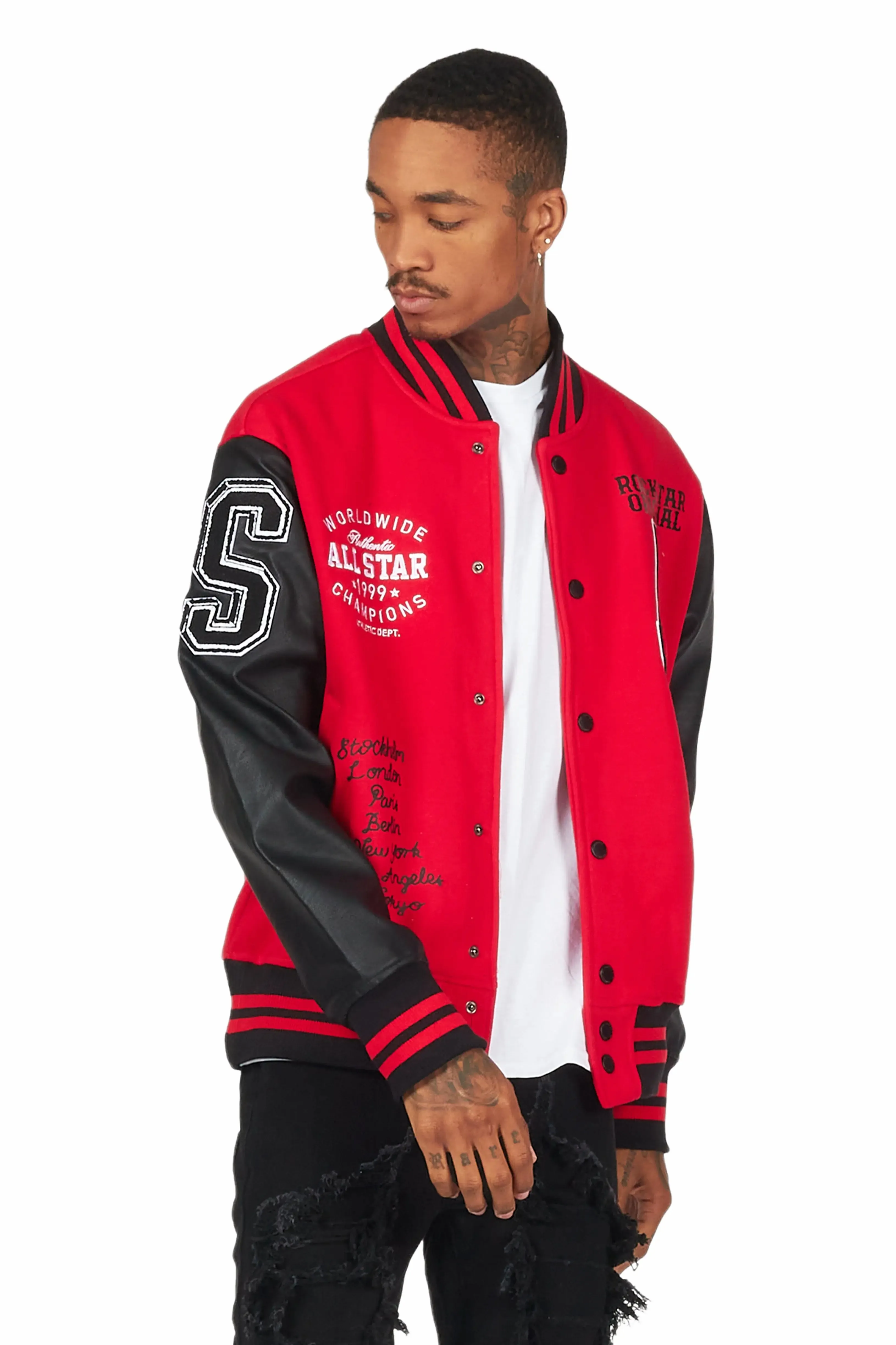 Pacari Red Varsity Jacket