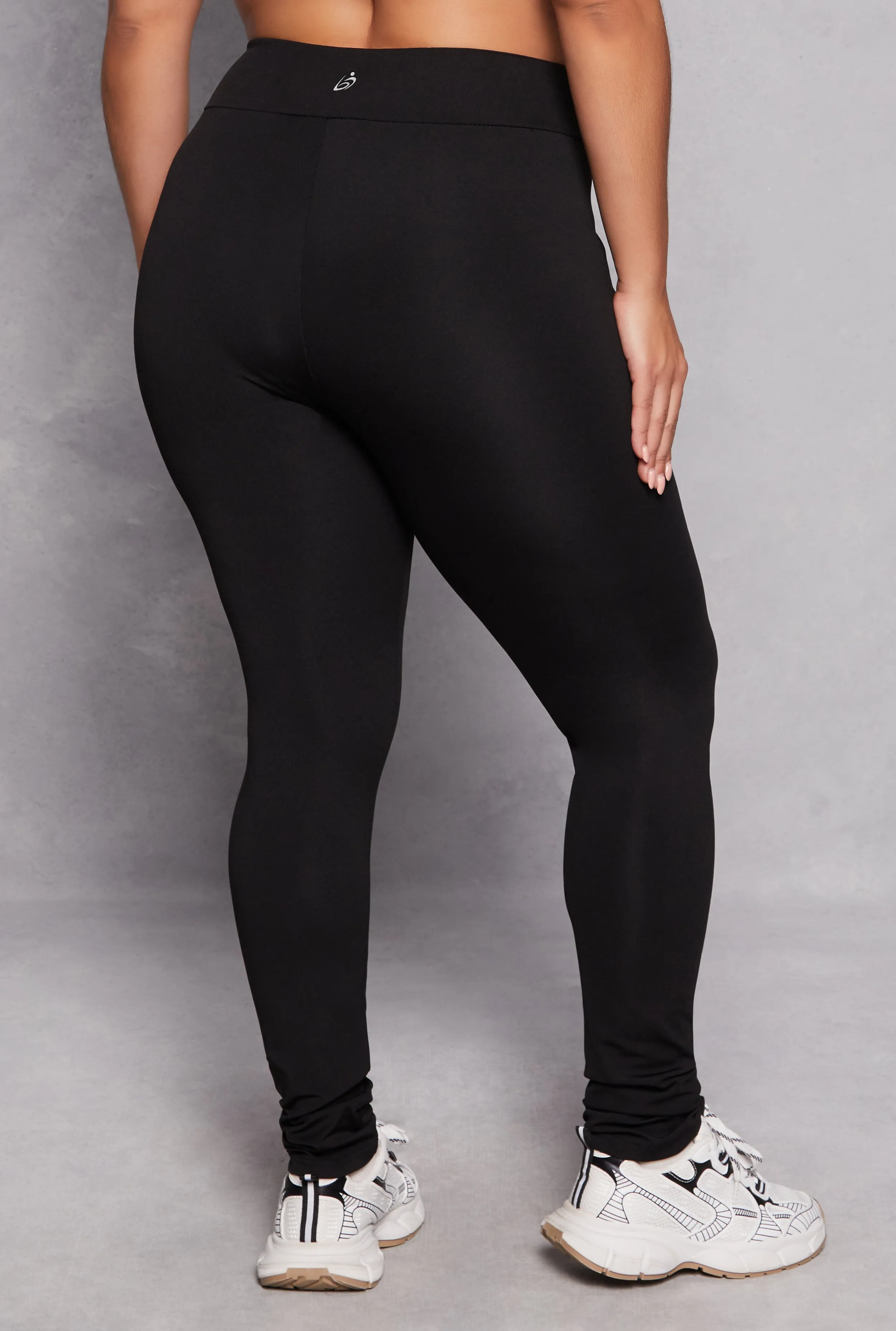 Plus Size Basic Activewear Leggings