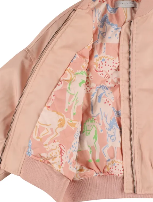 Satin Bomber Jacket