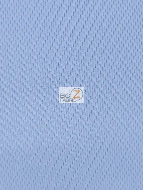 Sports Mesh Activewear Jersey Spandex Fabric / Sky Blue / Sold By The Yard