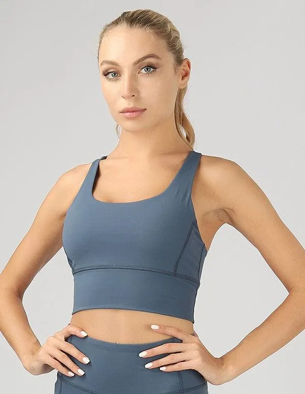 Strappy Back Sports Bra