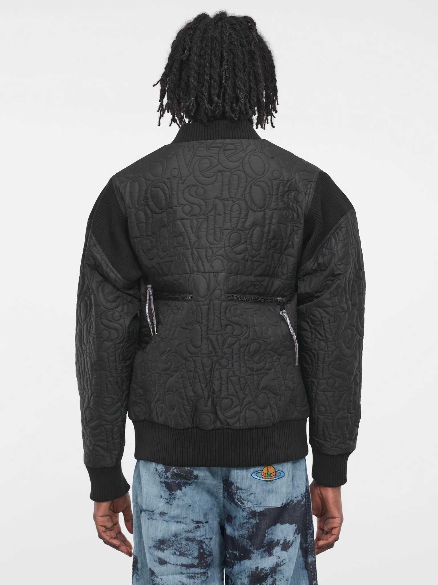 Stripped Cyclist Bomber (33040009-W00PS-PI-N401-BLACK)