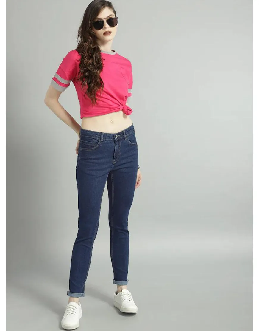 Super Skinny Jeans Stretchable-Electric Blue