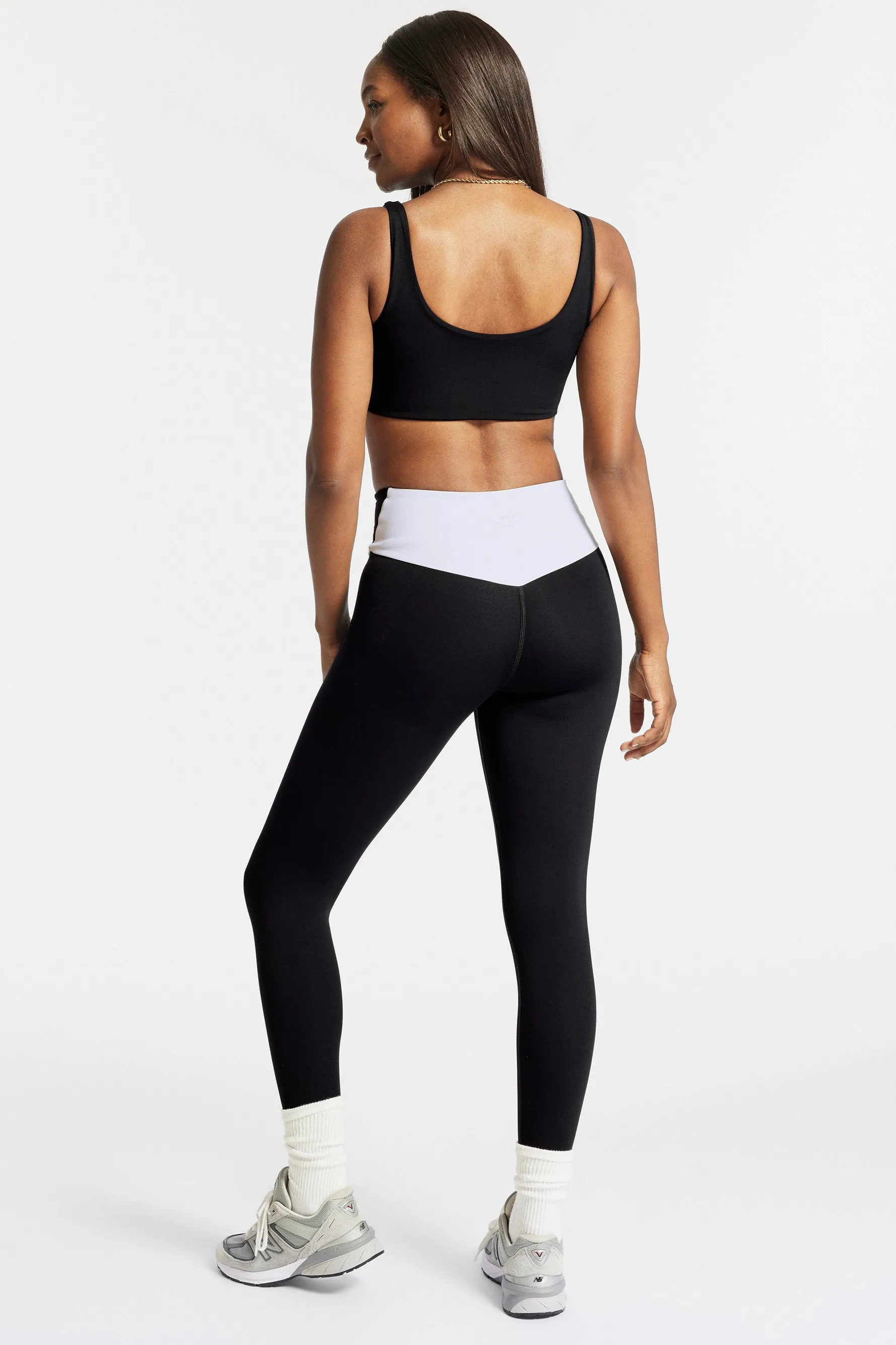 Swing Leggings - Black/white