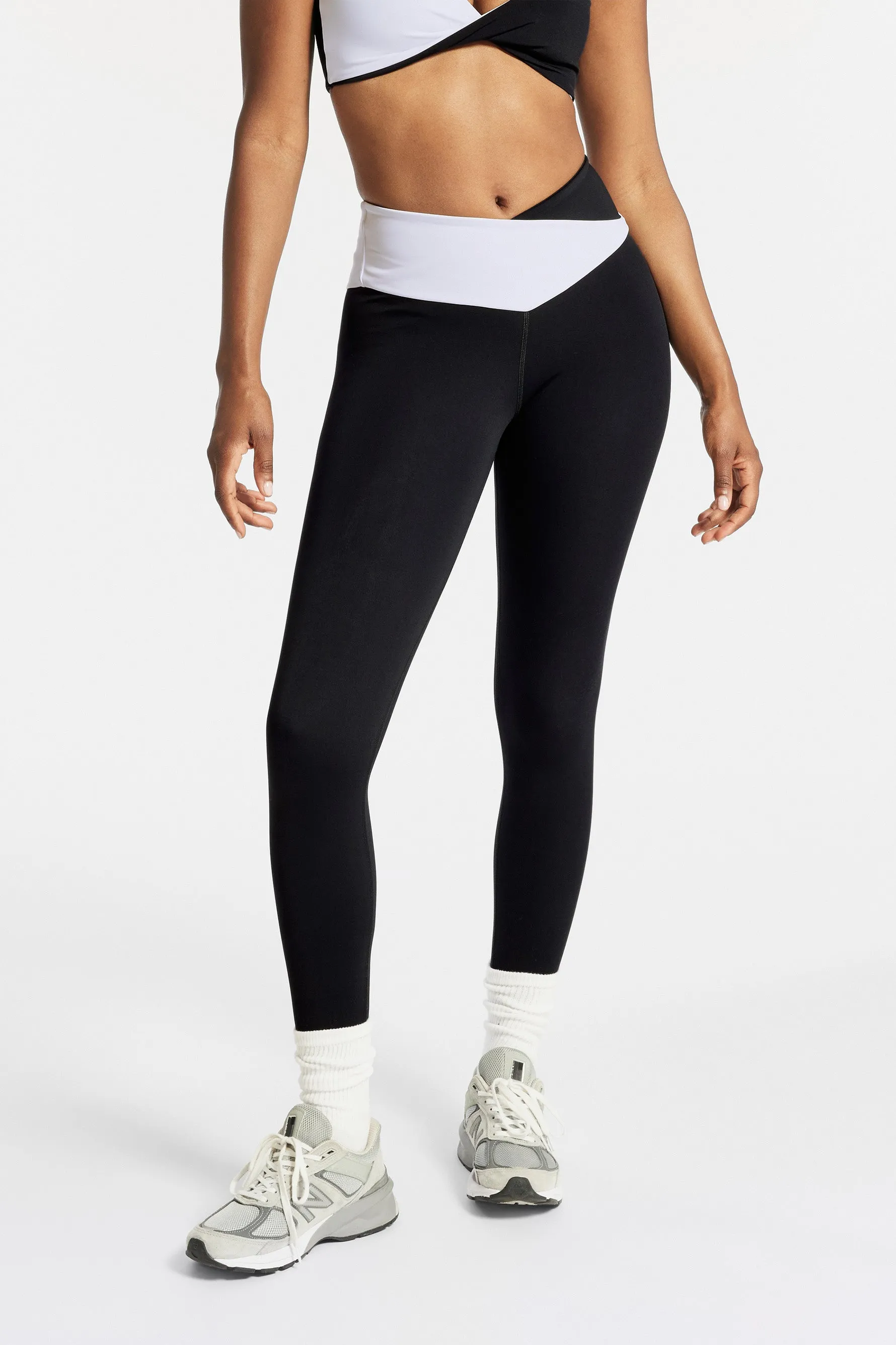 Swing Leggings - Black/white