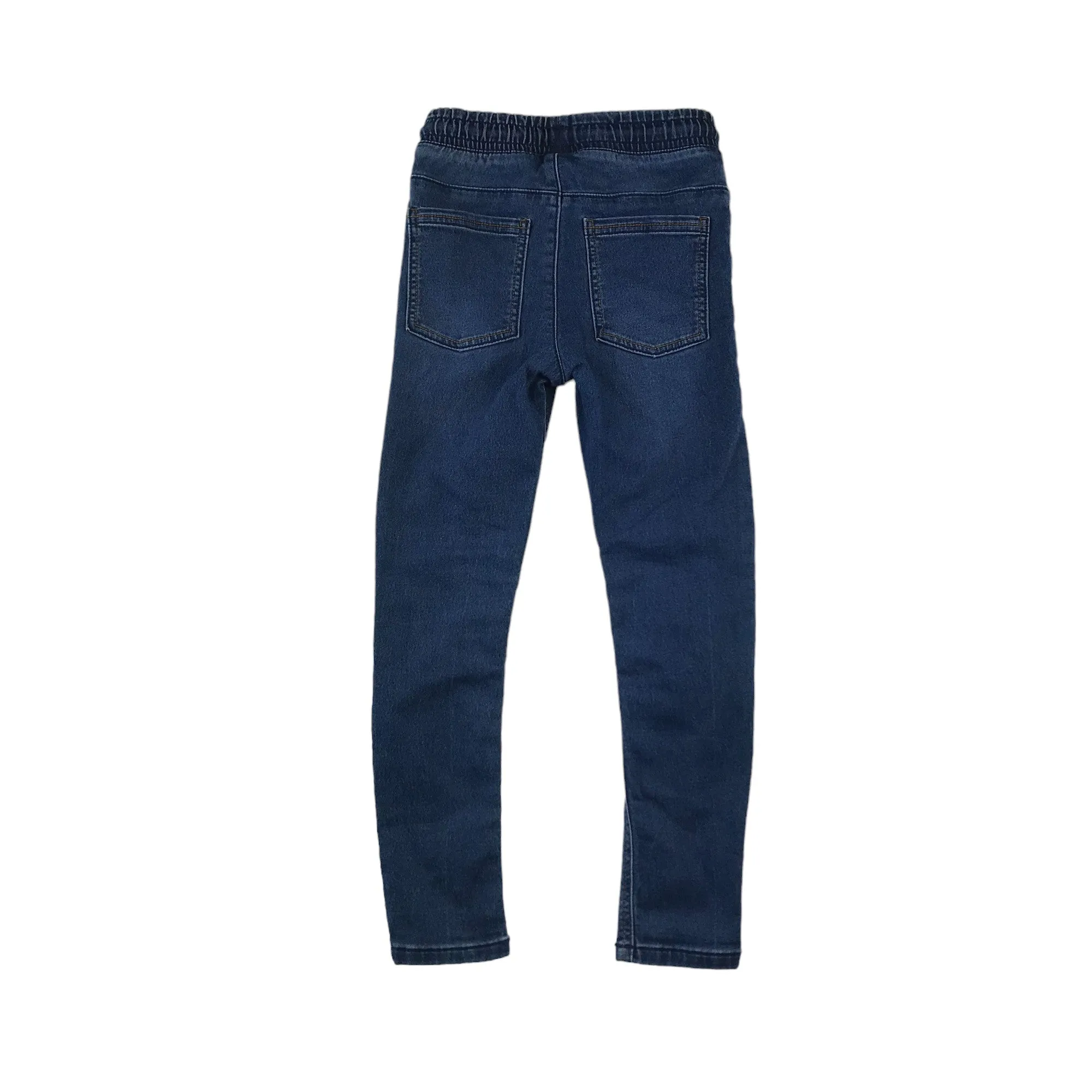 Tu jeans 8 years blue pull up skinny leg jogger style stretchy