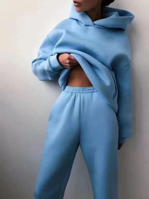 Two Piece Oversized Tracksuit Sets