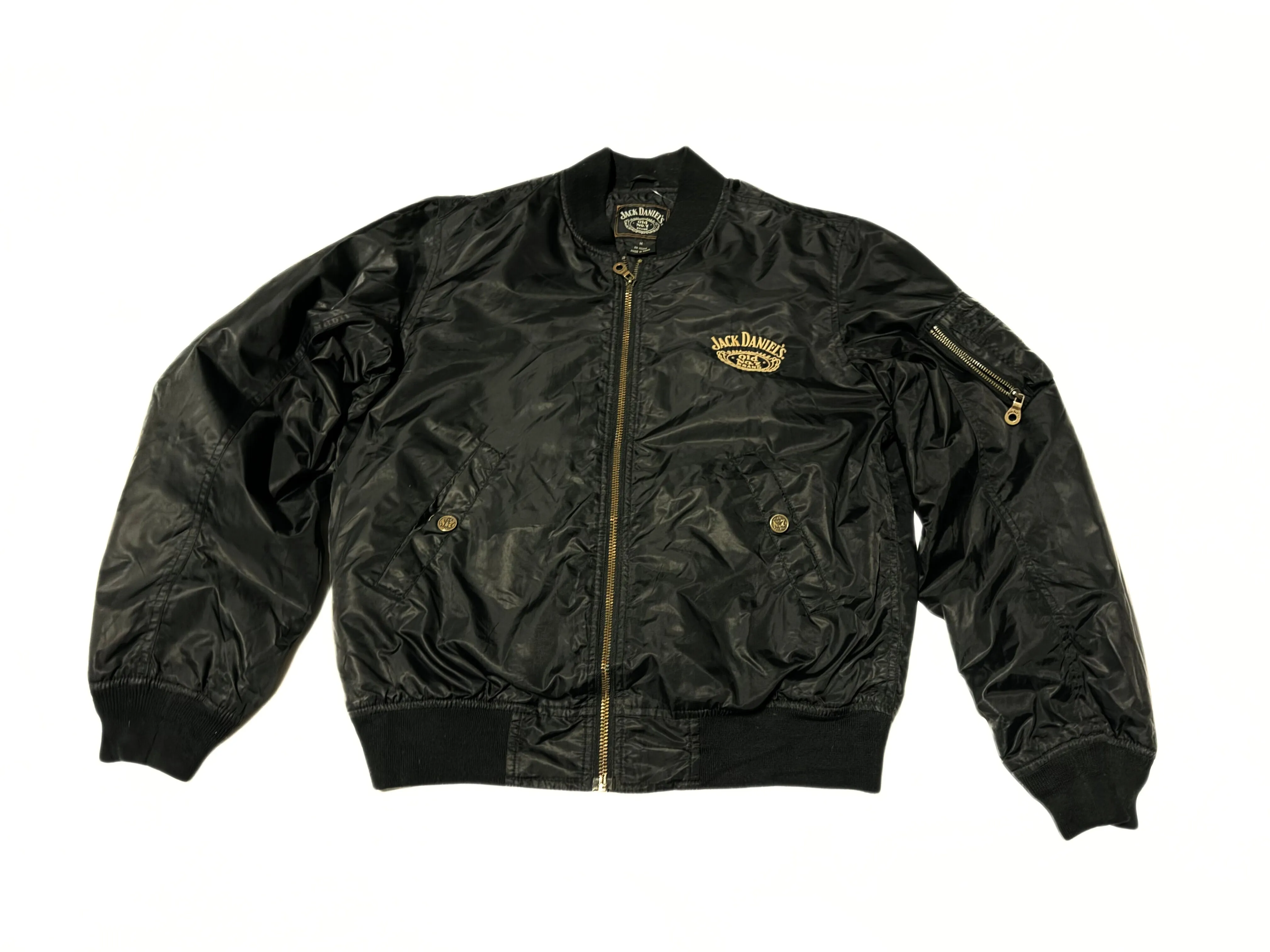 Vintage Jack Daniel’s Merch Nylon Bomber Jacket - (M-L)