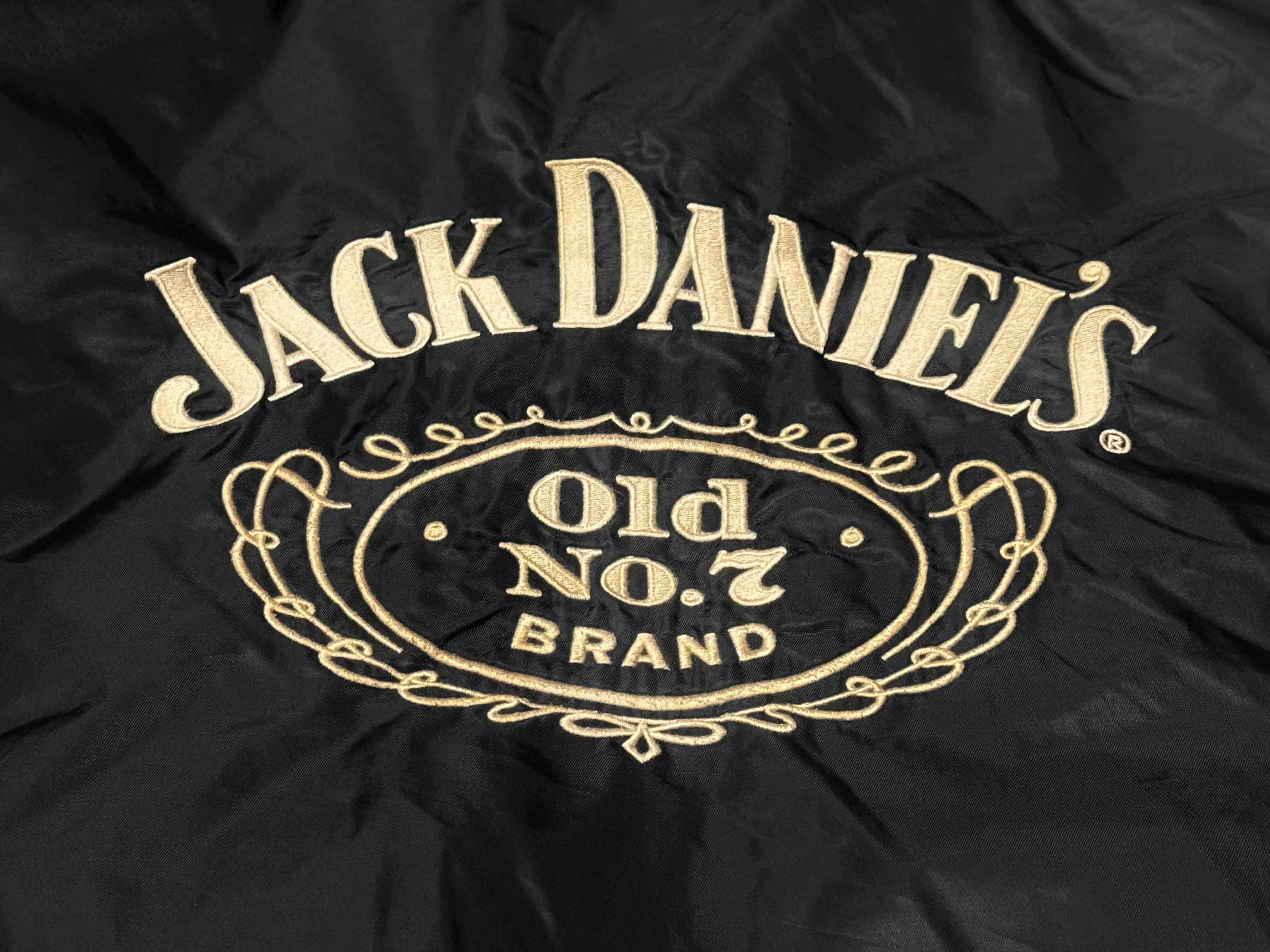 Vintage Jack Daniel’s Merch Nylon Bomber Jacket - (M-L)