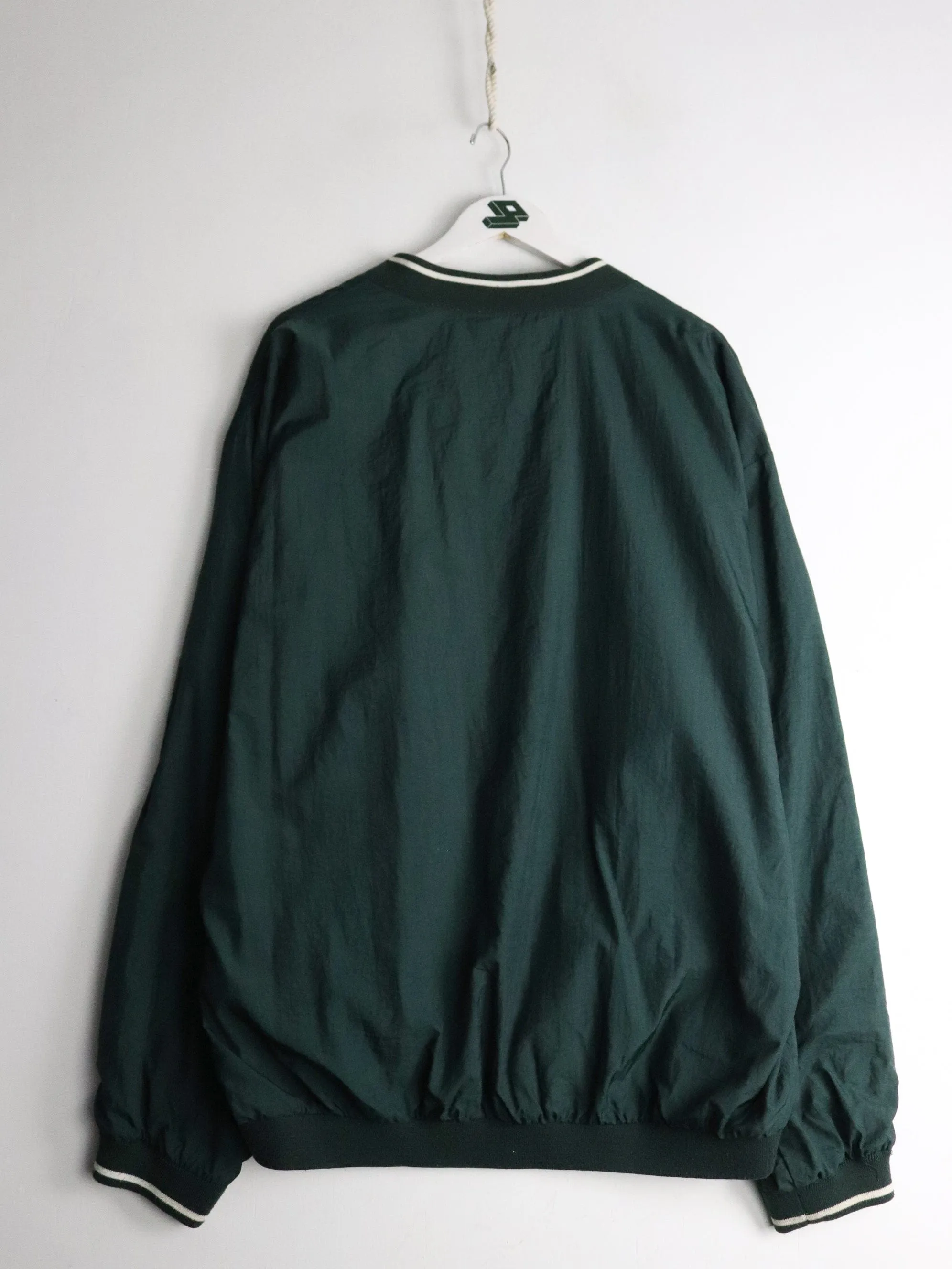 Vintage Reebok Jacket Mens XL Green Pullover