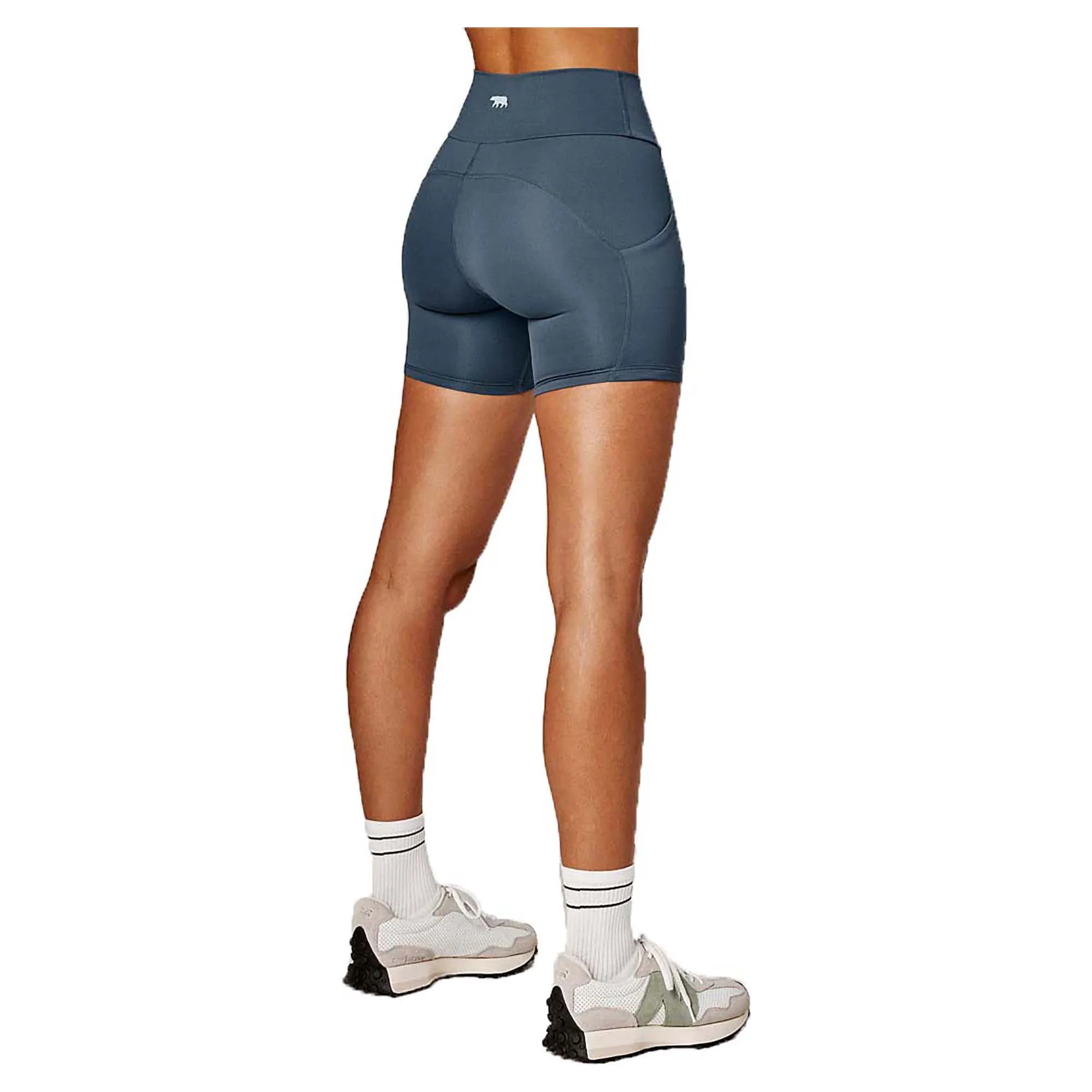 Women's Ab Waisted Camelflage Seamless 6 Inch Bike Shorts